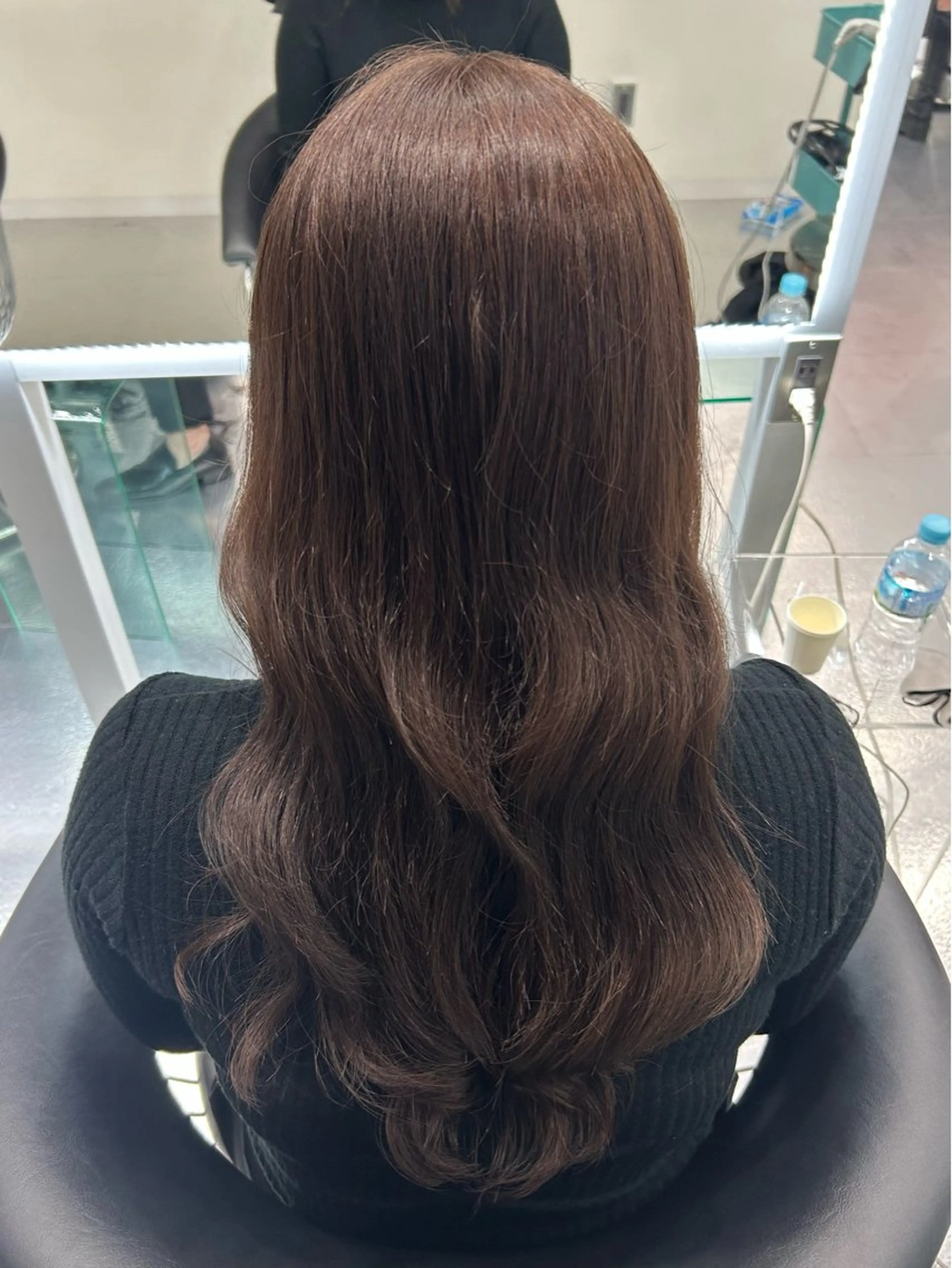 セミロング カラー ヘアカラー あやめ🪽 オリーブ/ハイトーンのヘアスタイル