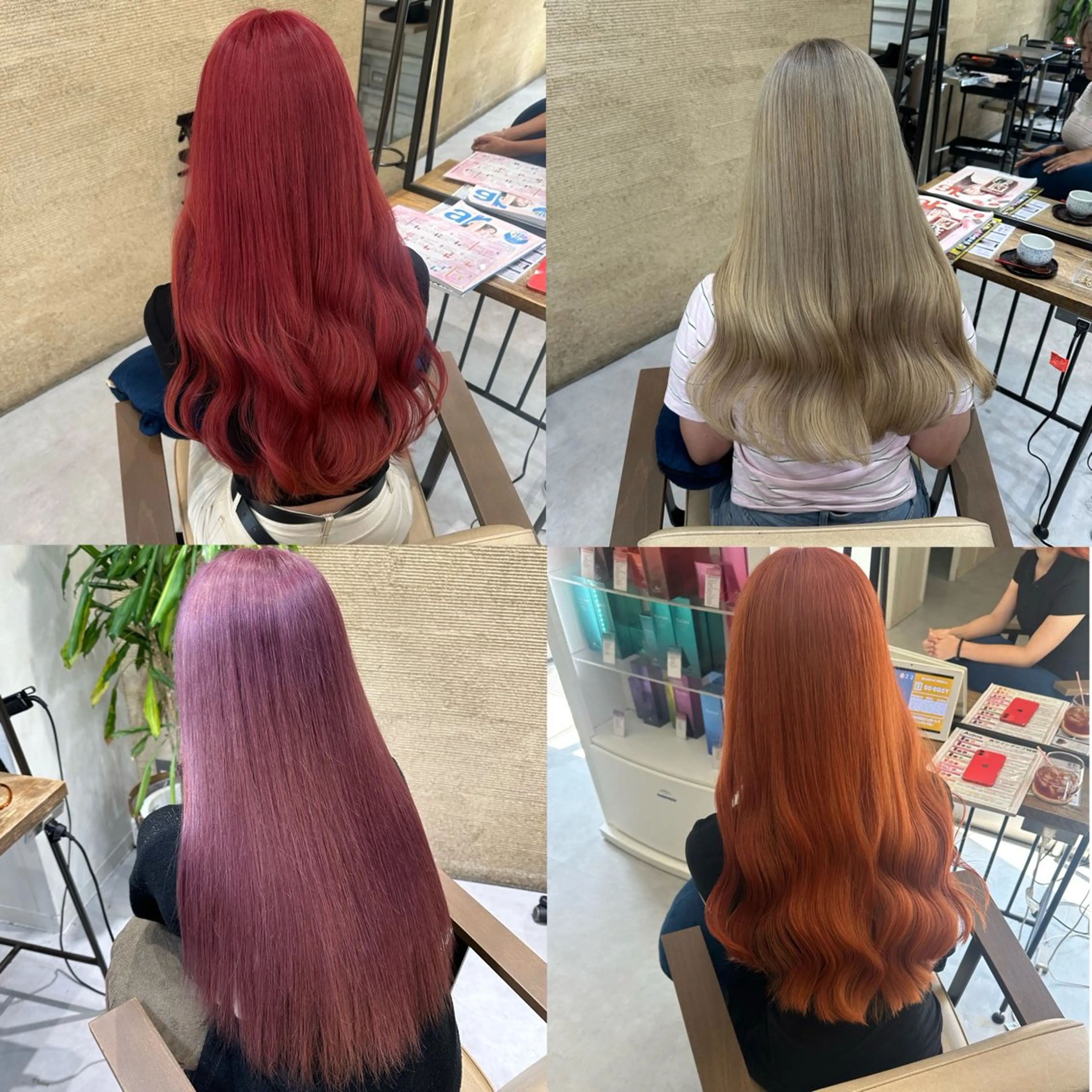 ロング カラー 髪質改善AUSTIN登戸所属・野村 一花 / 暖色 カラー / Wカラーのヘアスタイル