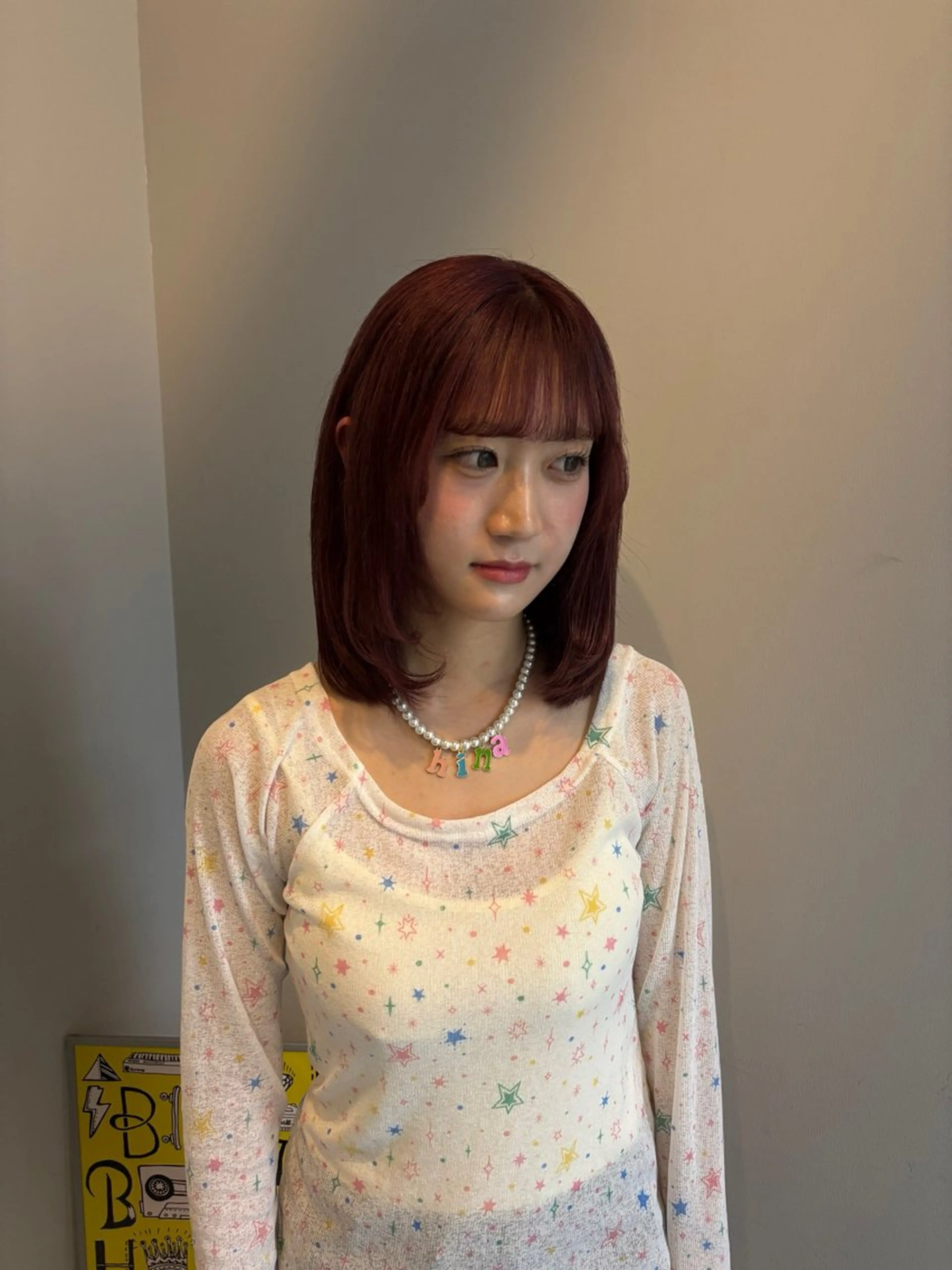 カラー 高槻 成花のヘアスタイル