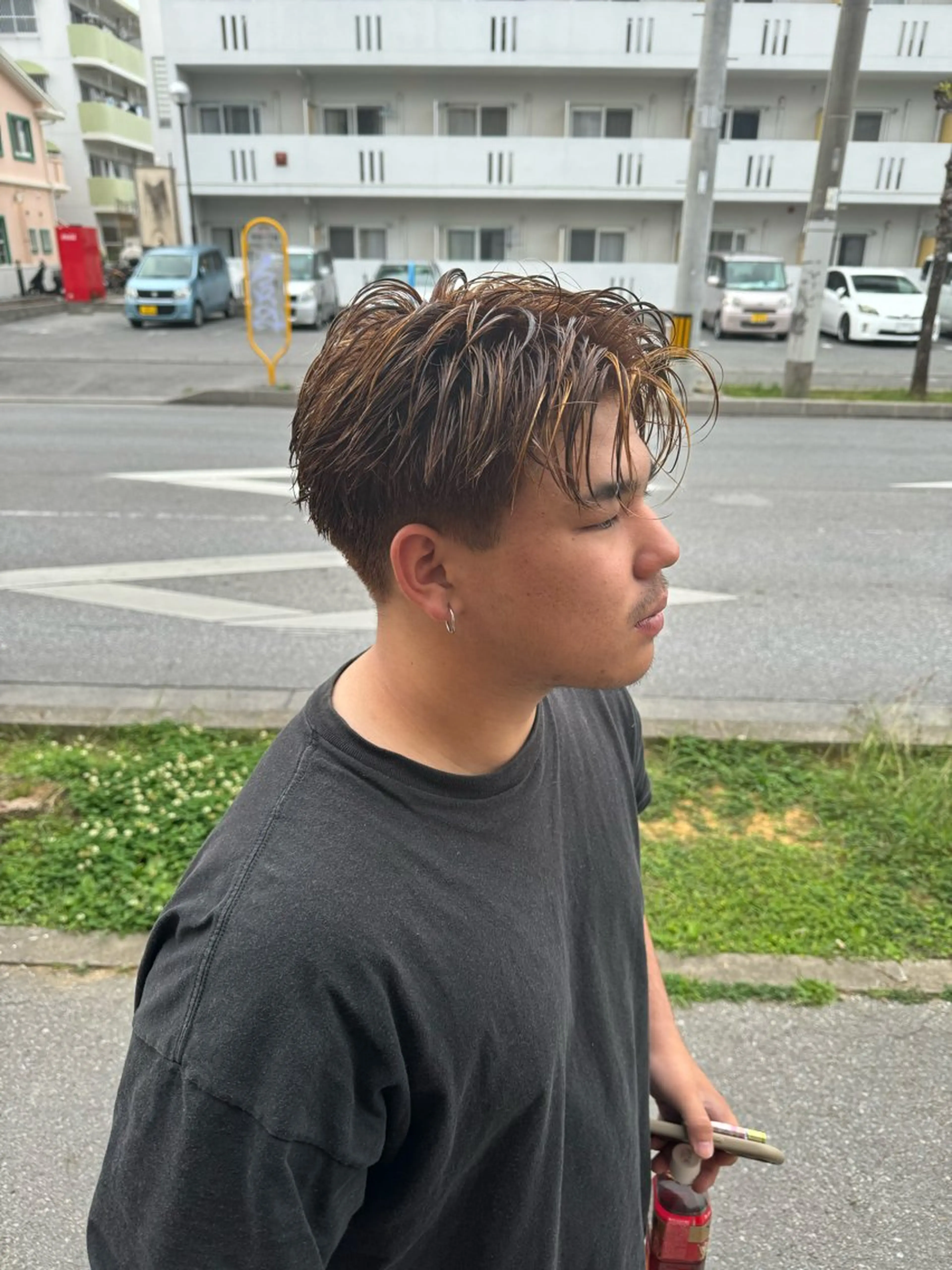 カラー KOU×北谷× BY MY SIDEのヘアスタイル