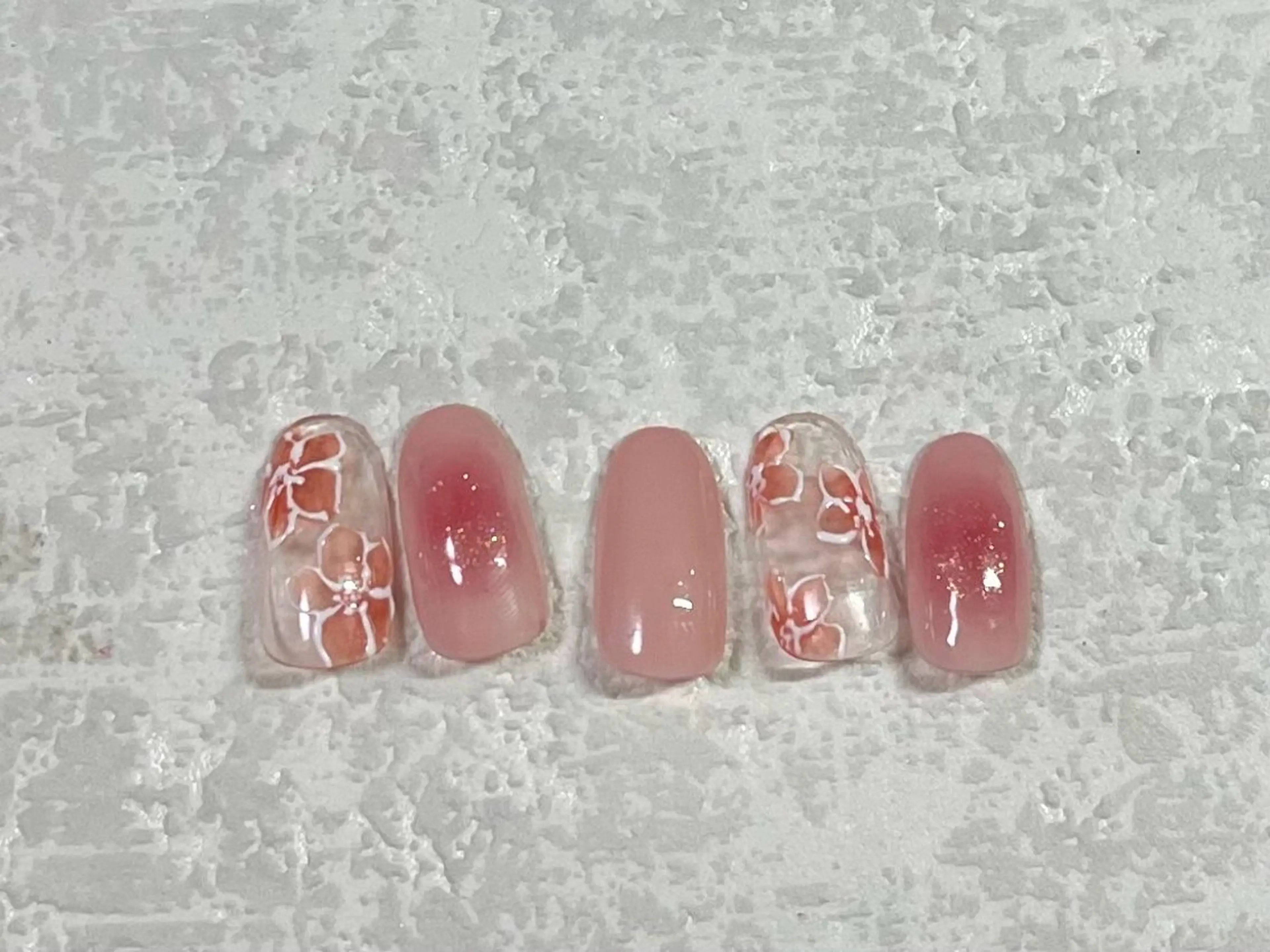 ネイル ジェルネイル キラキラネイル メンズネイル パラジェル 夏ネイル kiki nail たまプラーザのネイルデザイン
