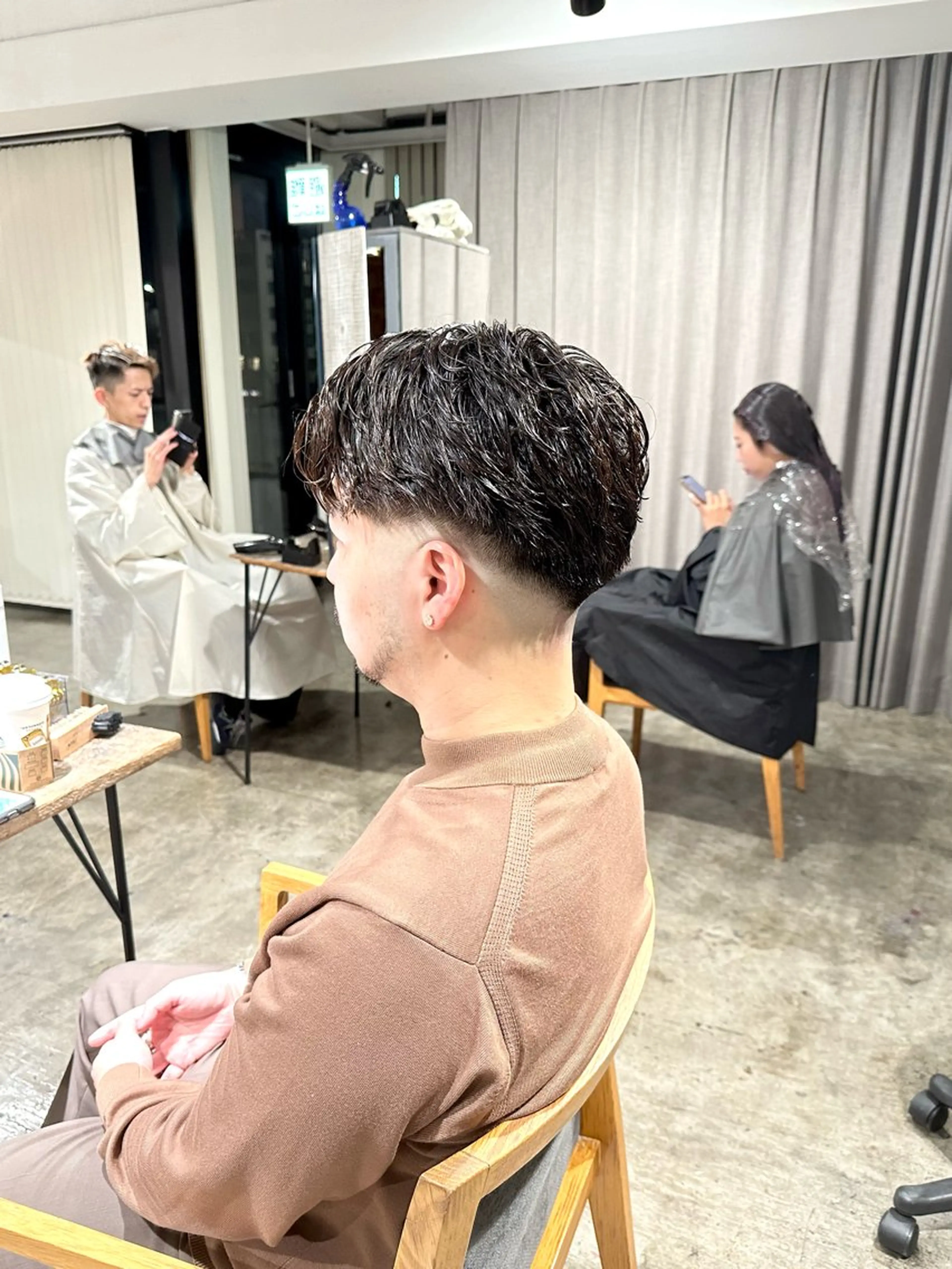 メンズ フェードカット メンズパーマ スキンフェード カット 骨格補正施術/メンズ 専門美容師/YUYAのヘアスタイル