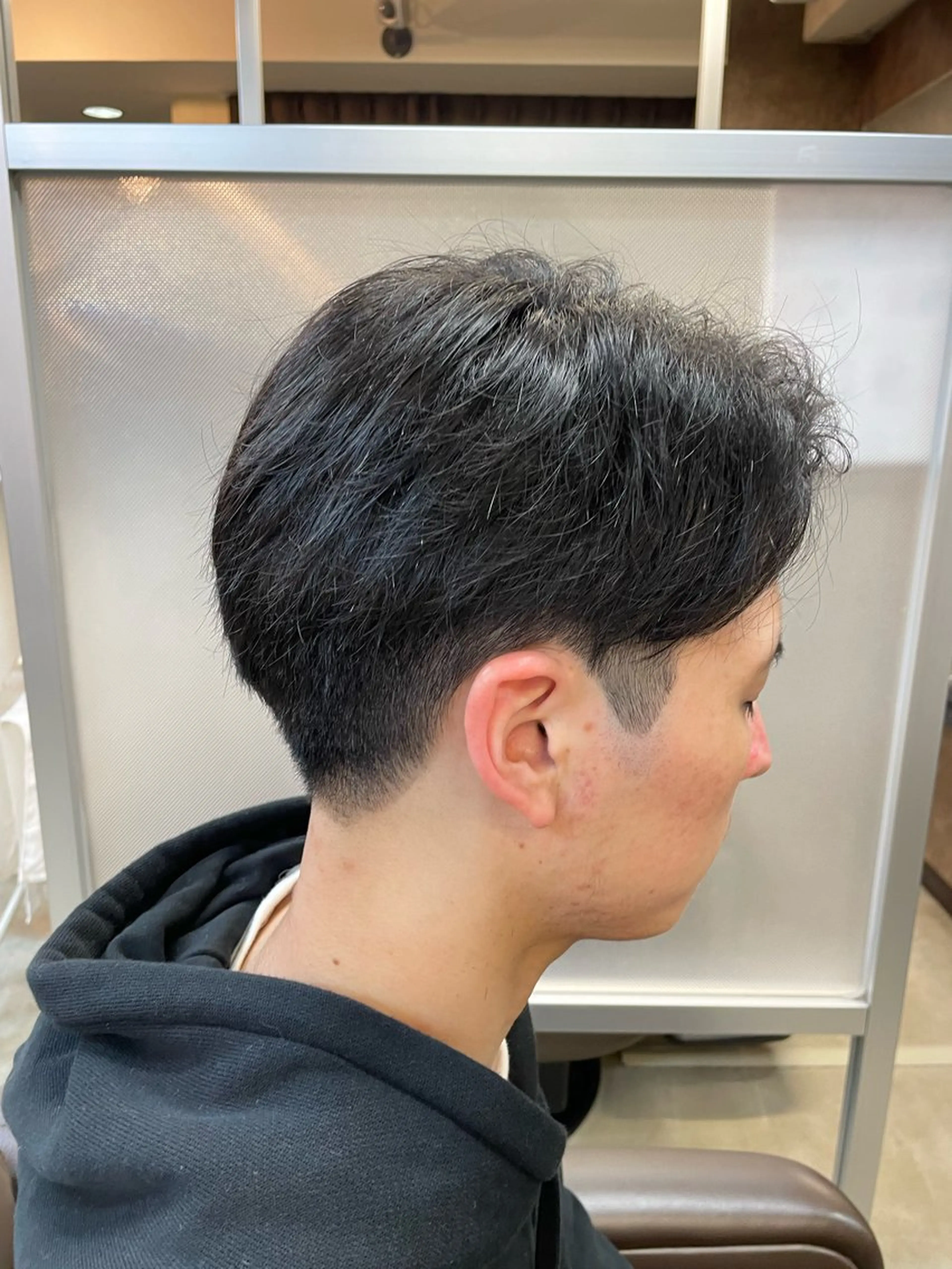 ショート メンズ メンズパーマ特化 カバヤマ　リョウのヘアスタイル