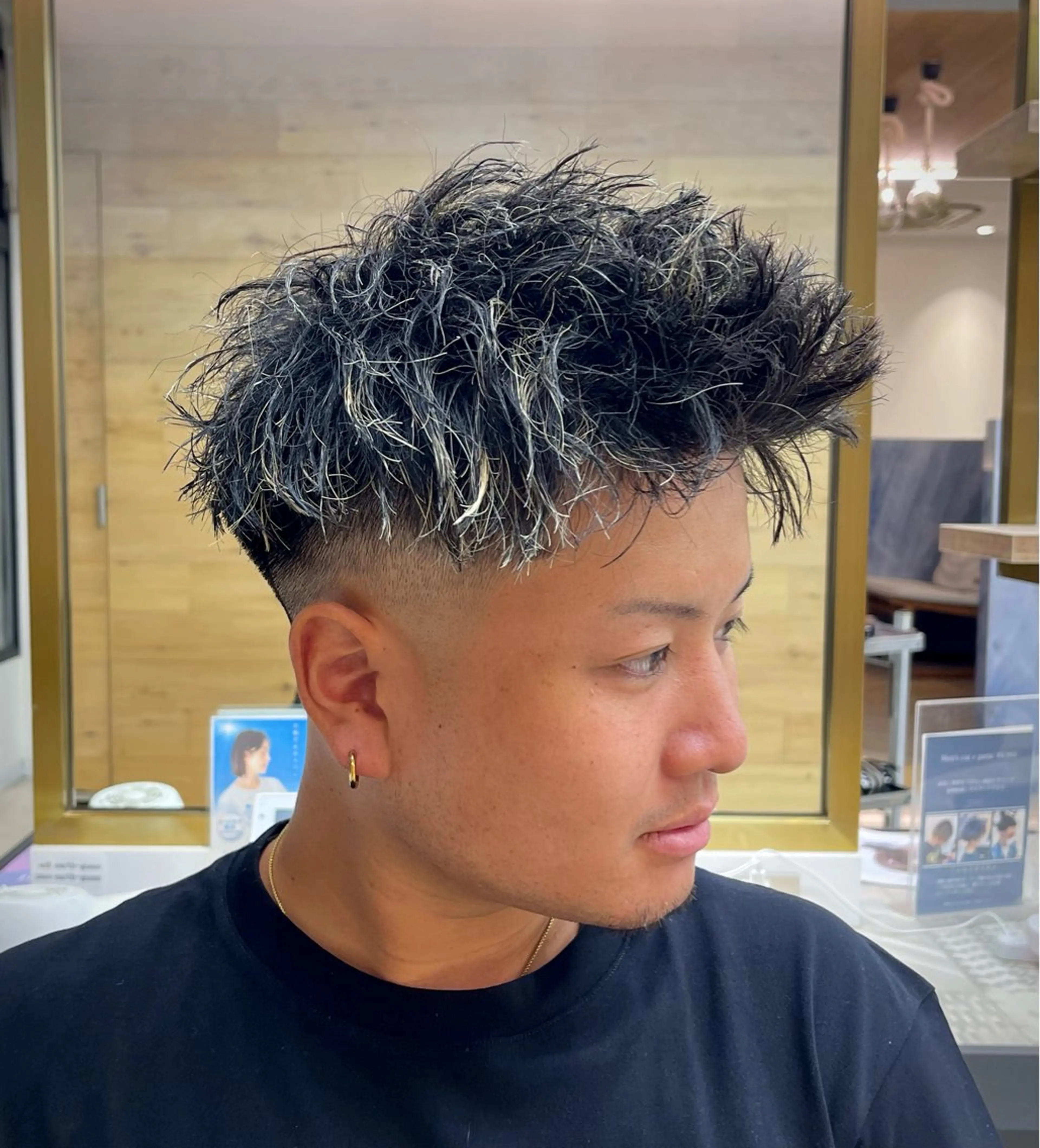 ショート パーマ カット ヘアカラー パーマ 【再現性120%】 🔥龍也リュウヤ🔥のヘアスタイル