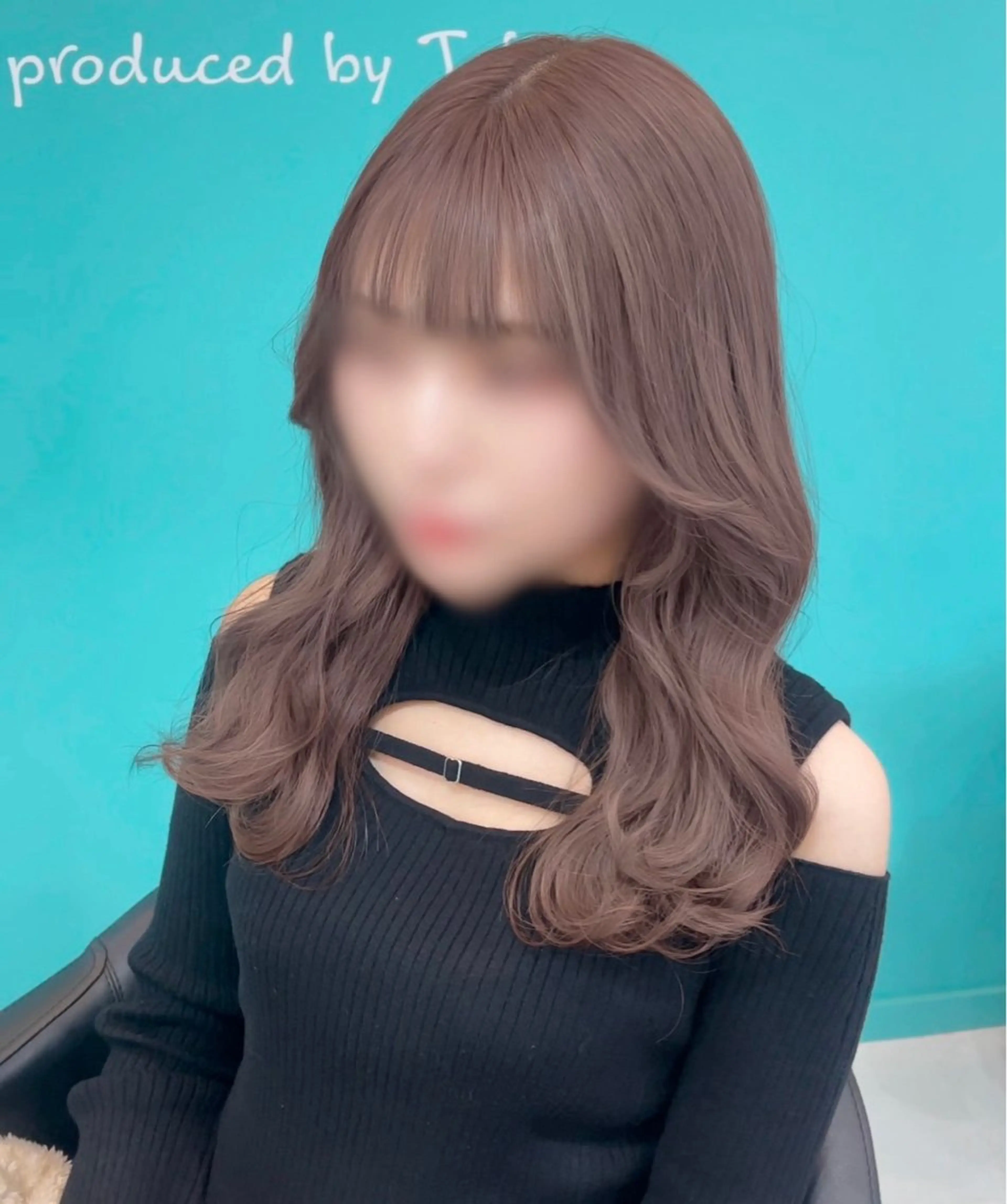 セミロング カット ヘアカラー トリートメント Misaki/ レイヤー/ウルフのヘアスタイル