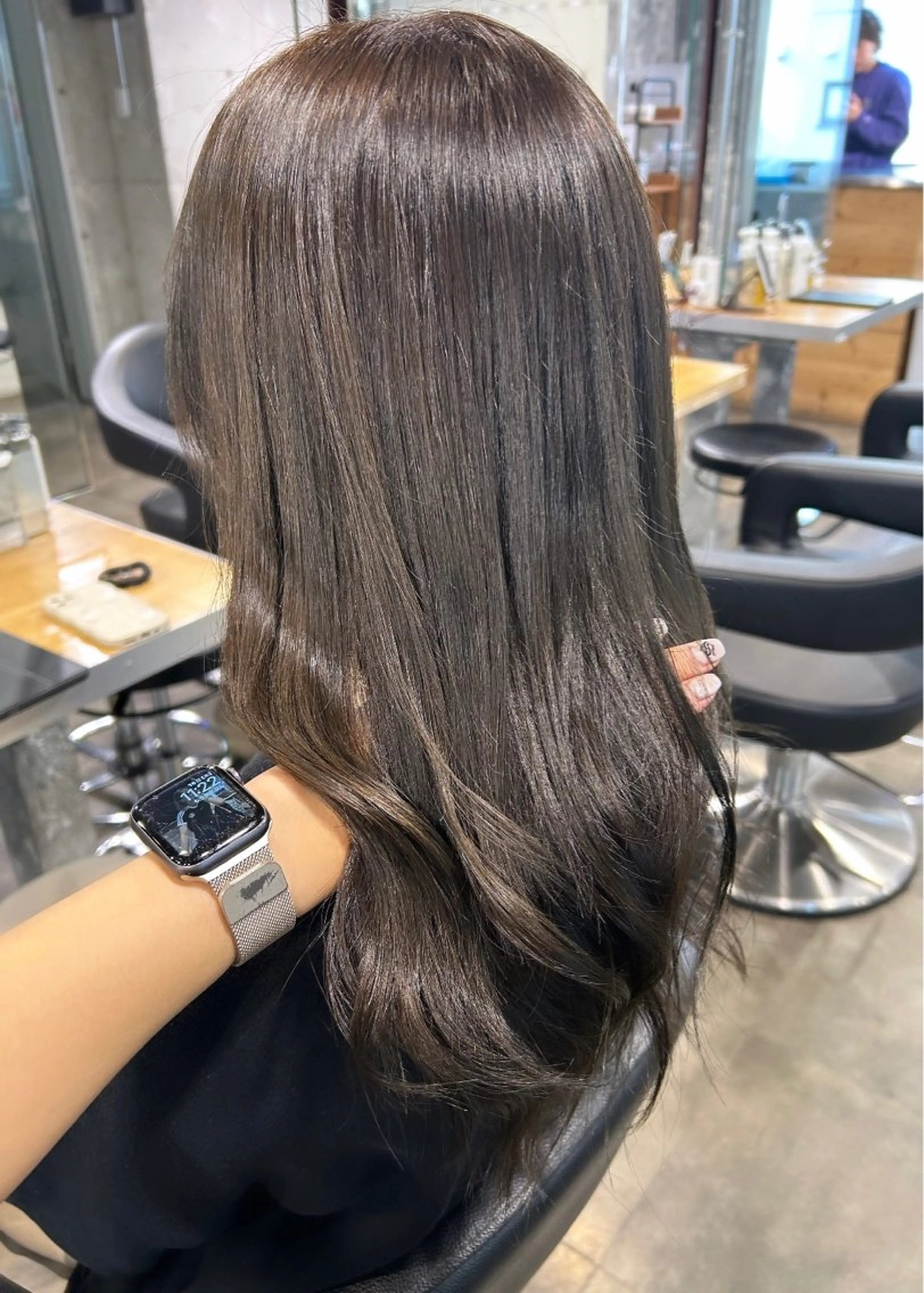 セミロング IS所属・横浜美容室/透明感 カラー/レイヤーのヘアスタイル