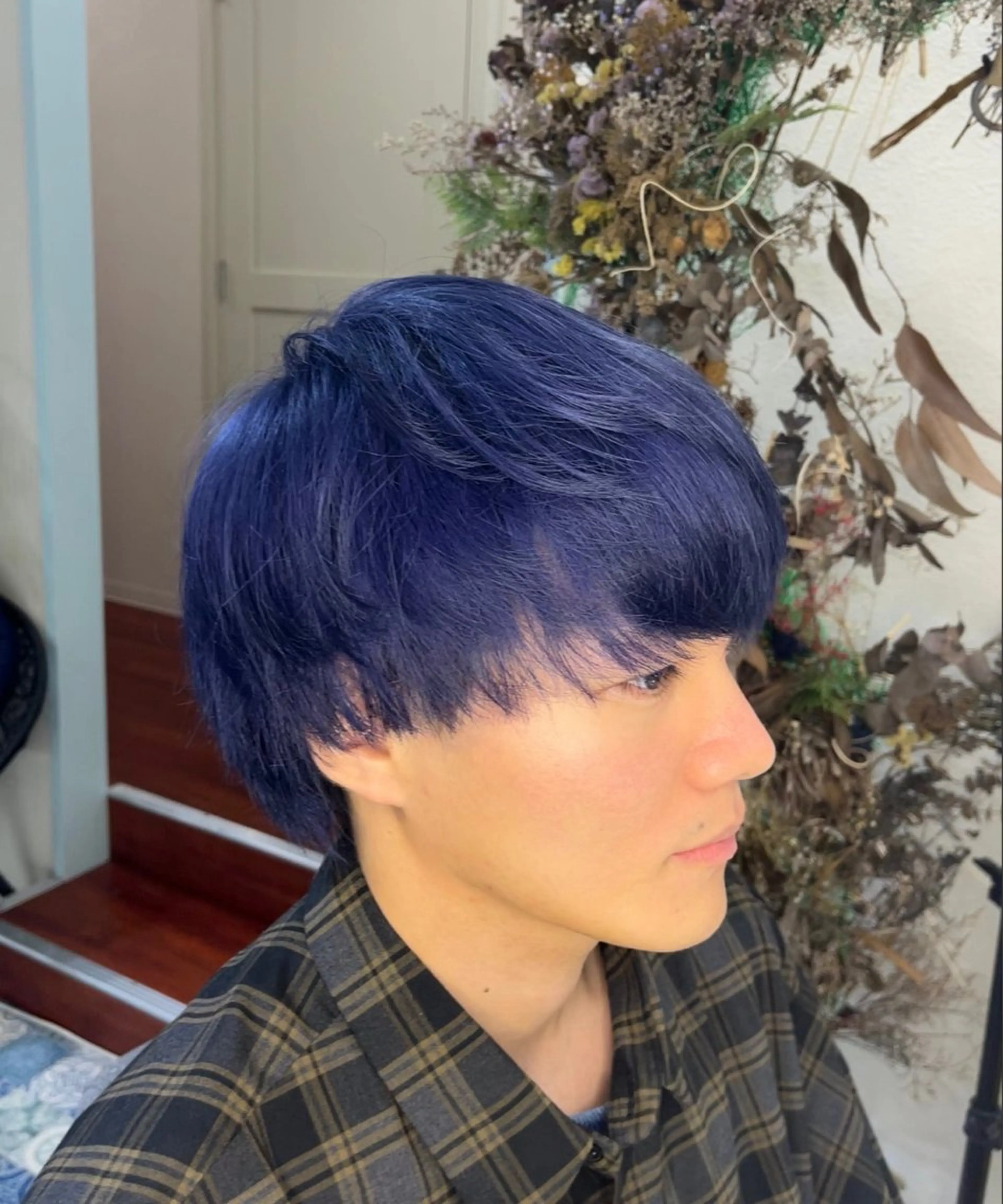 カラー ネイビーカラー G.O.A.T hair所属・Karen ✂︎GOAThairのヘアスタイル