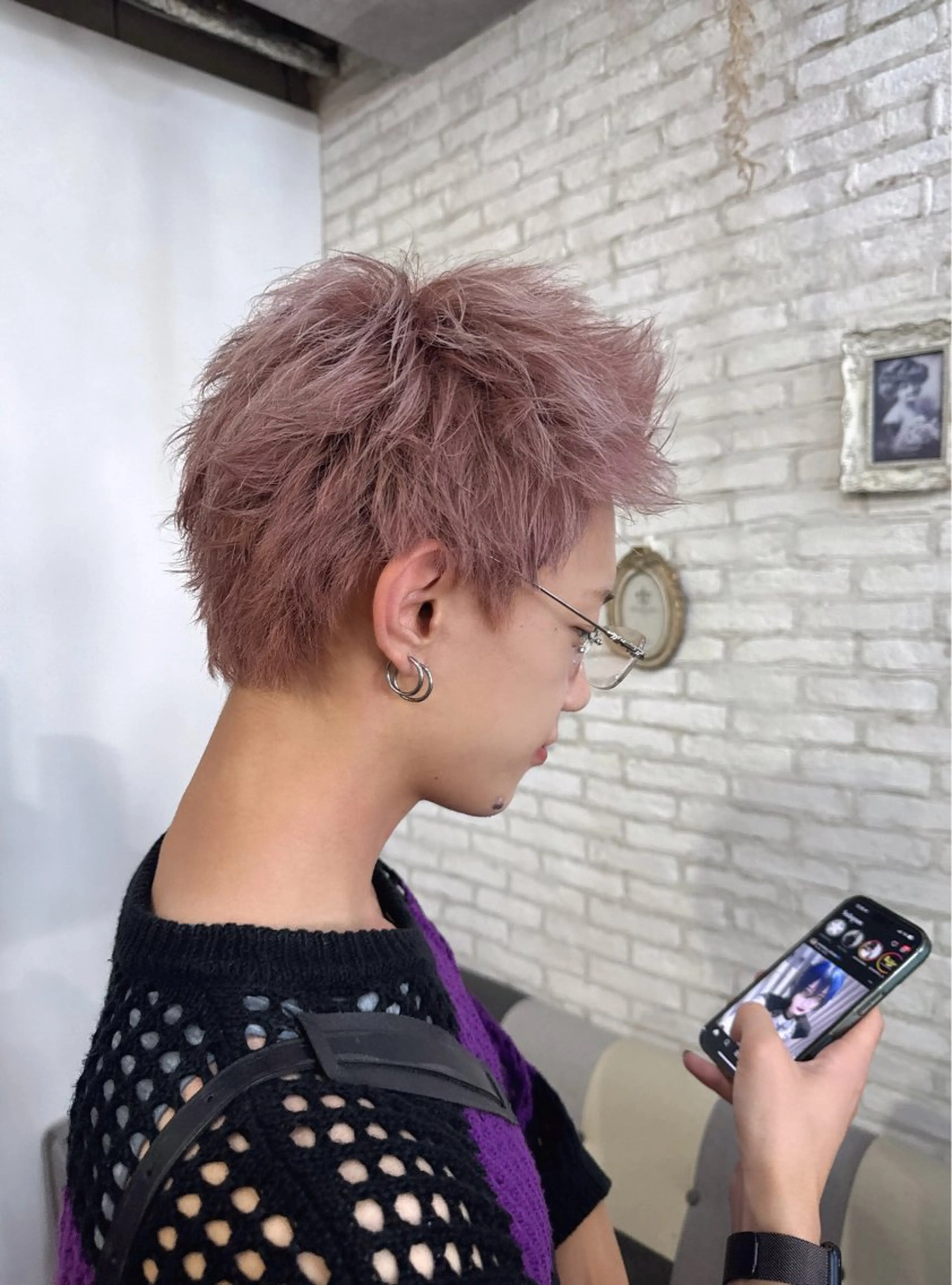 🌈11月・平日限定10名様メニュー🌈 メンズ艶カラー【通常価格より50%引き‼️】の写真