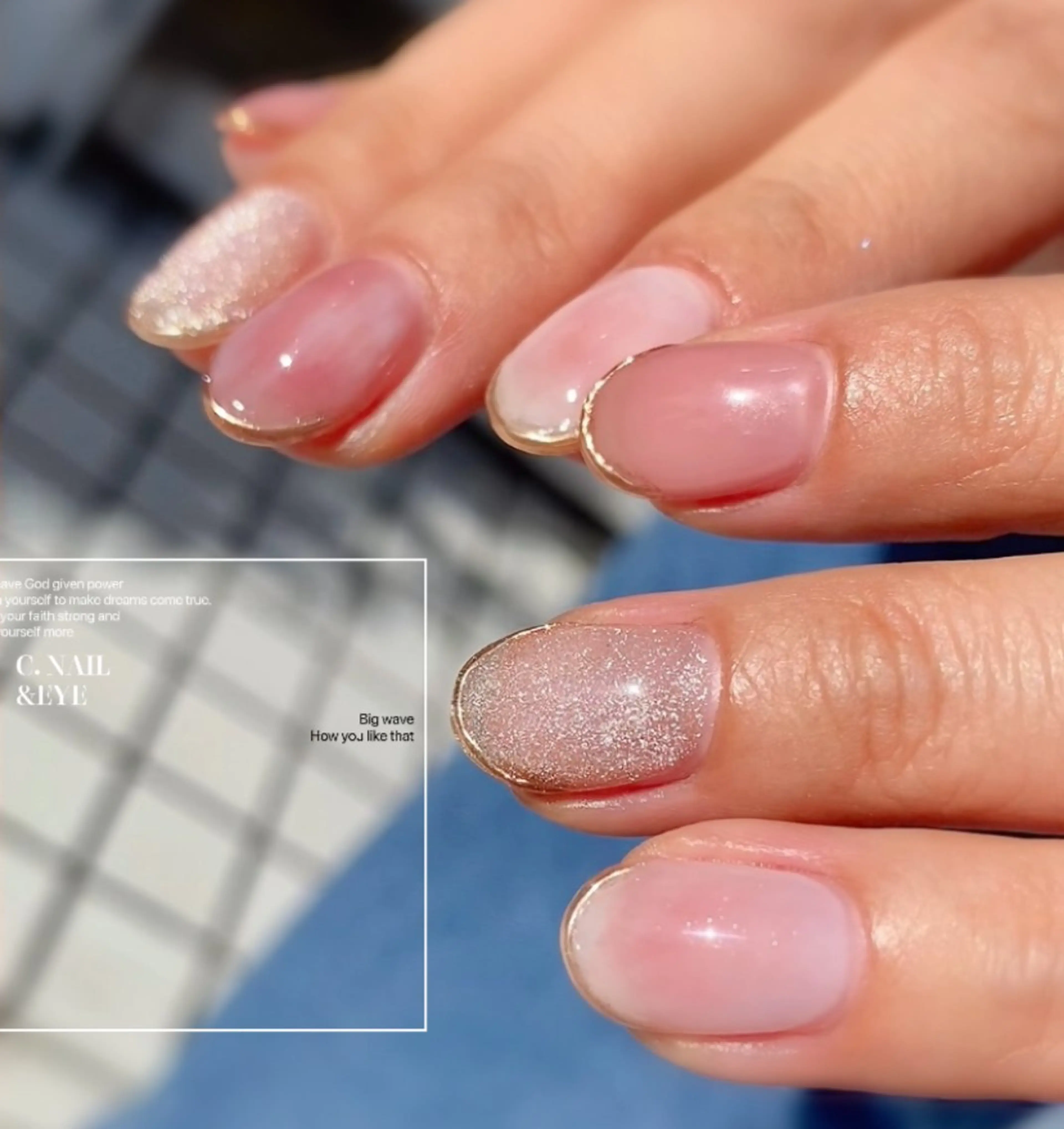 ネイル フラッシュネイル フットネイル 氷ネイル・うるうるネイル マグネットネイル ミラーネイル C.Nail &Eye筑紫駅のネイルデザイン