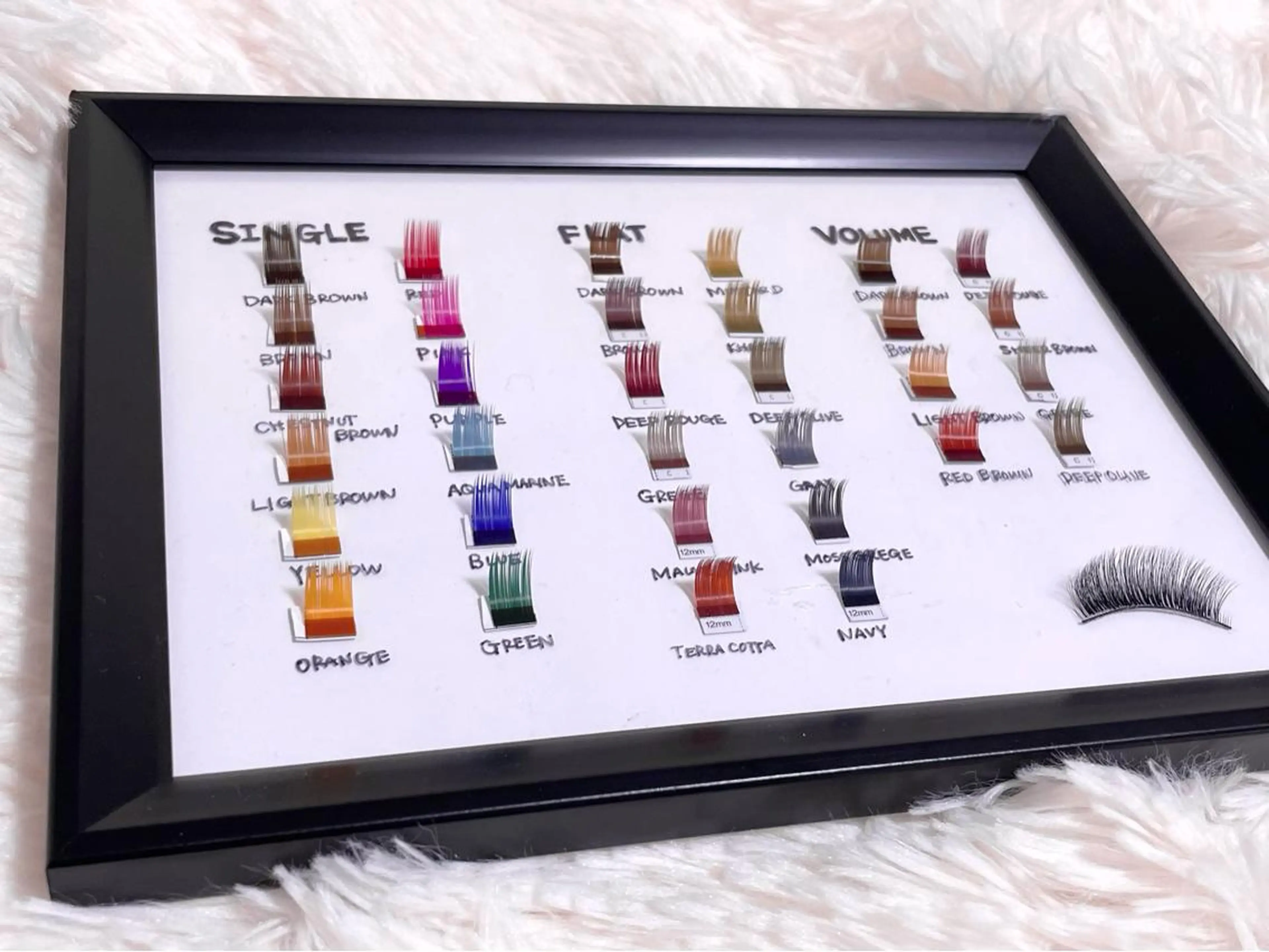 マツエク・マツパ カラーマツエク lashes Franc所属・lashes Francのマツエク・マツパデザイン