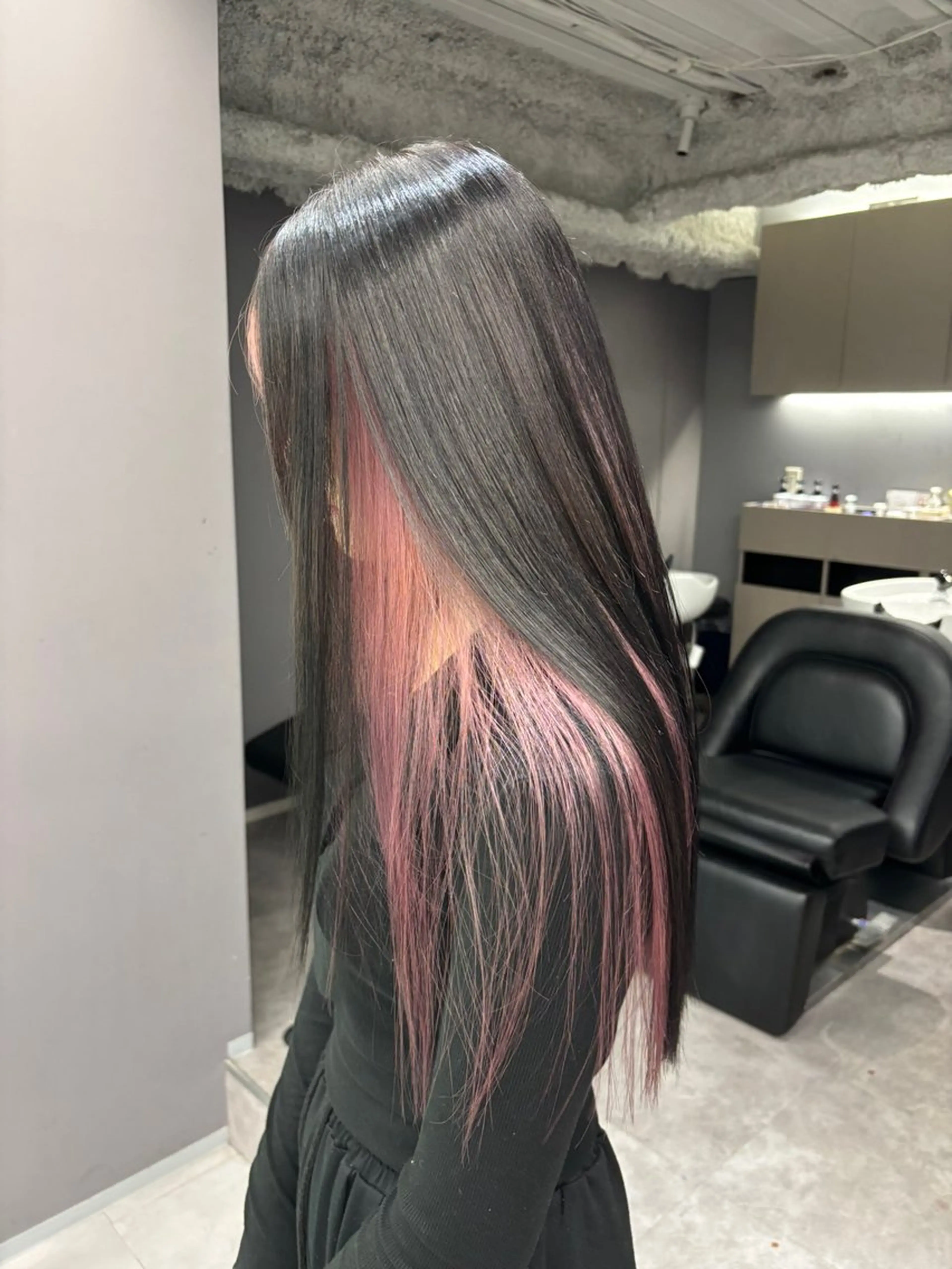 ロング カラー ブリーチ ハイトーンカラー 髪質改善 トリートメント ヘアカラー トリートメント 名古屋/デザイン/ ブリーチ/松井亮磨のヘアスタイル