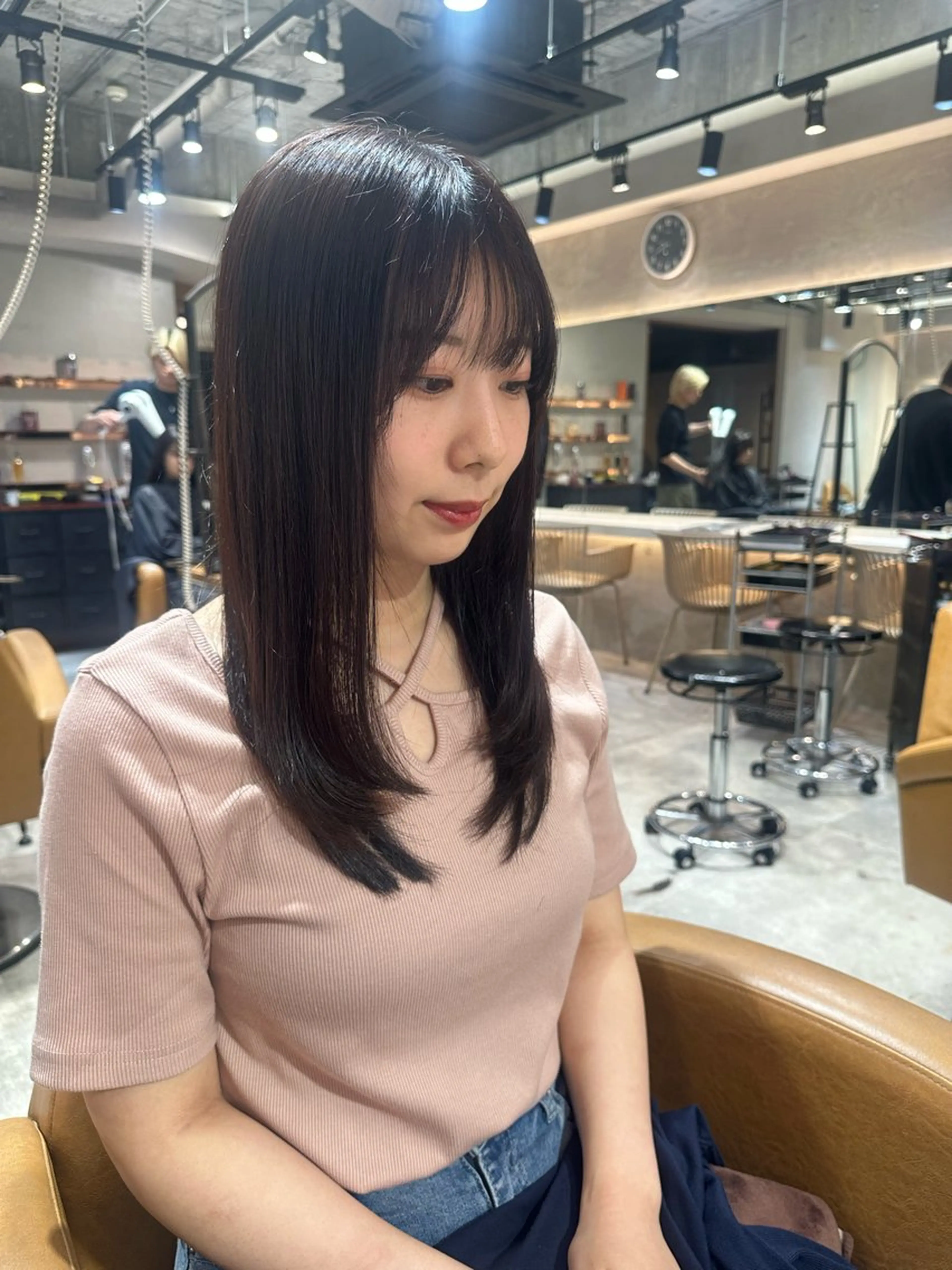 セミロング レイヤーカット ローレイヤー トリートメント カット Lond rouge所属・💚銀座/ボブ /ショート/芦川💚のヘアスタイル