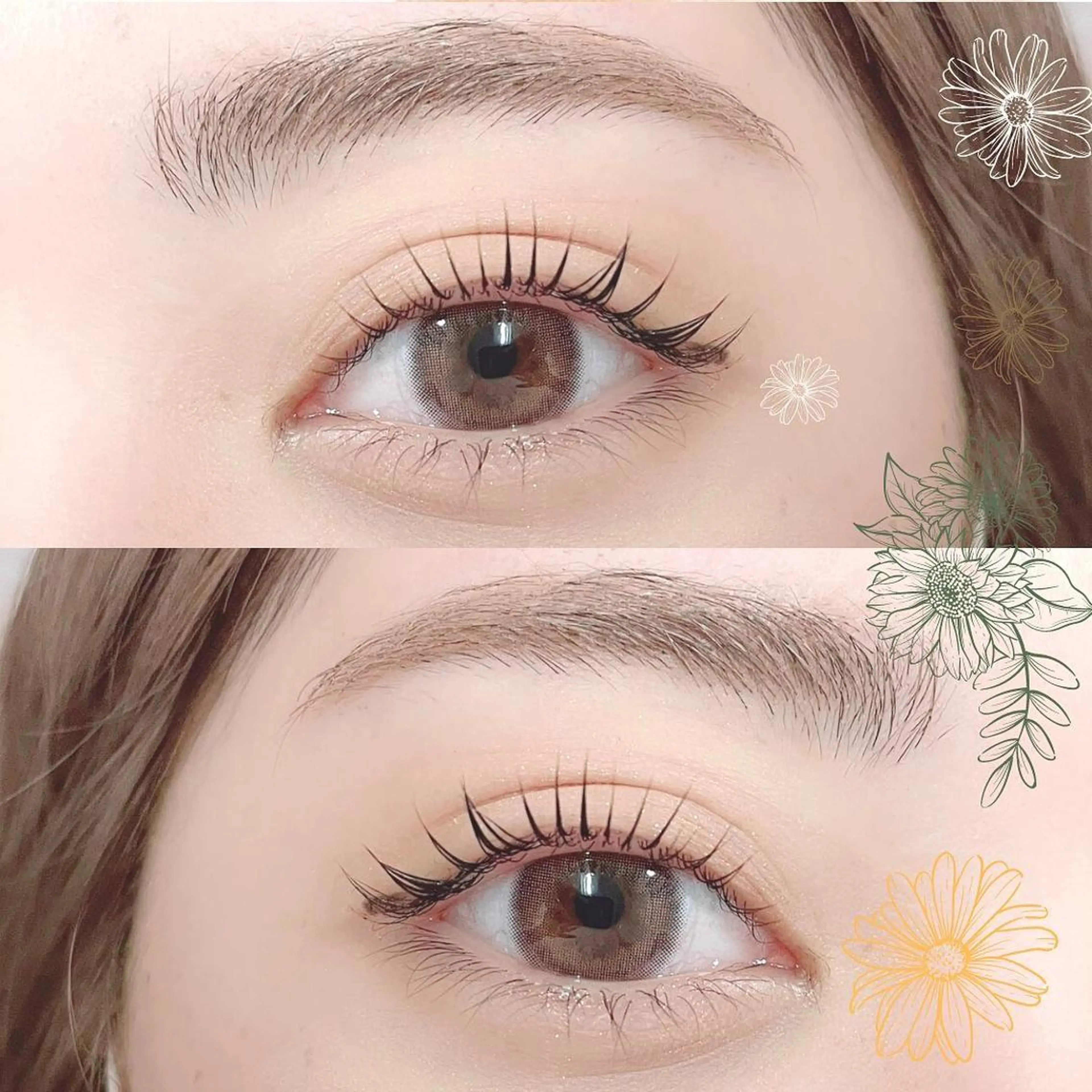 マツエク・マツパ パリジェンヌラッシュリフト まつげパーマ 下まつげエクステ 一重×まつ毛パーマ ボリュームラッシュ Mon mignonのマツエク・マツパデザイン