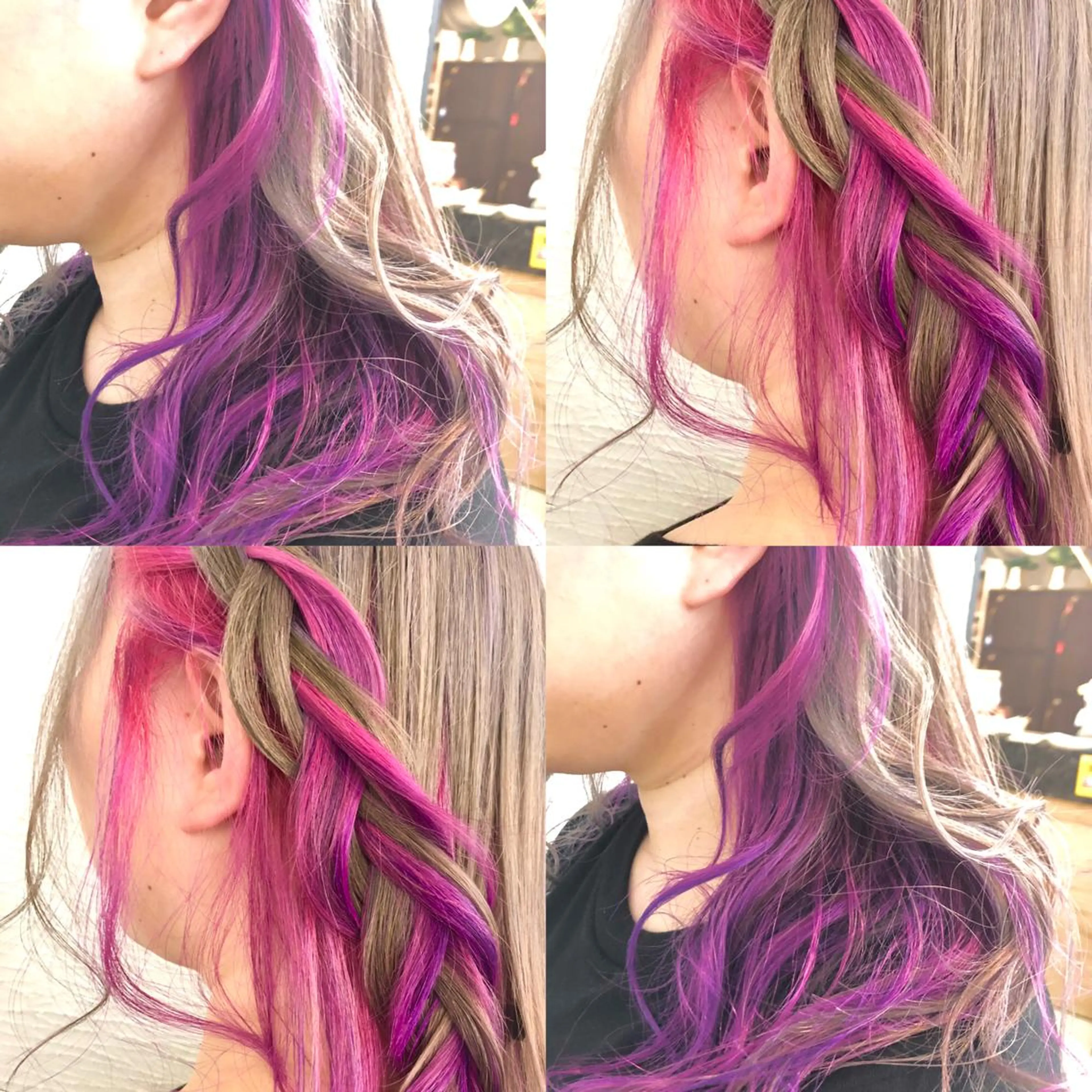 セミロング ヘアカラー Lovis moa 〘国分　かな〙のヘアスタイル