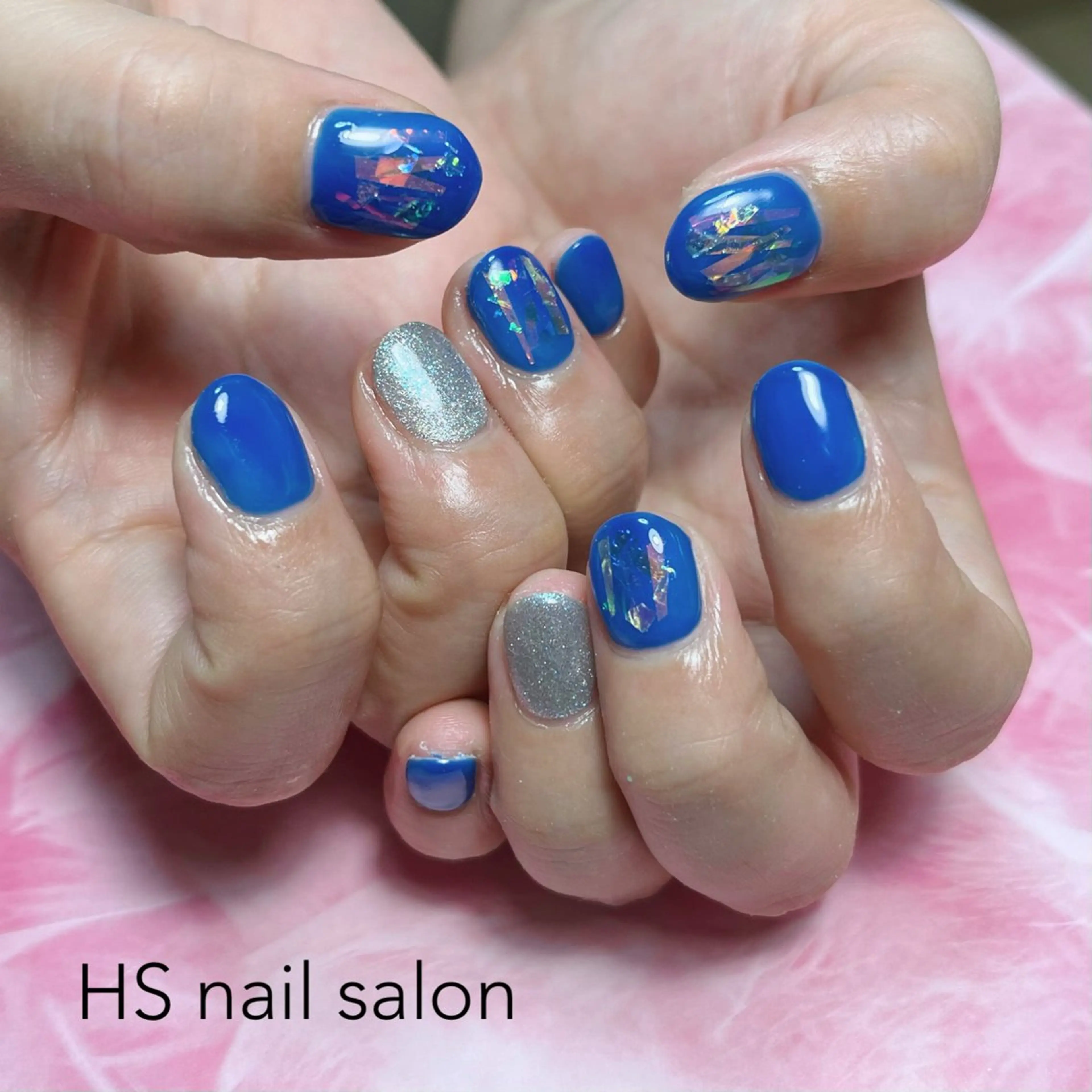 ショート ハンドネイル hs nail salonのネイルデザイン