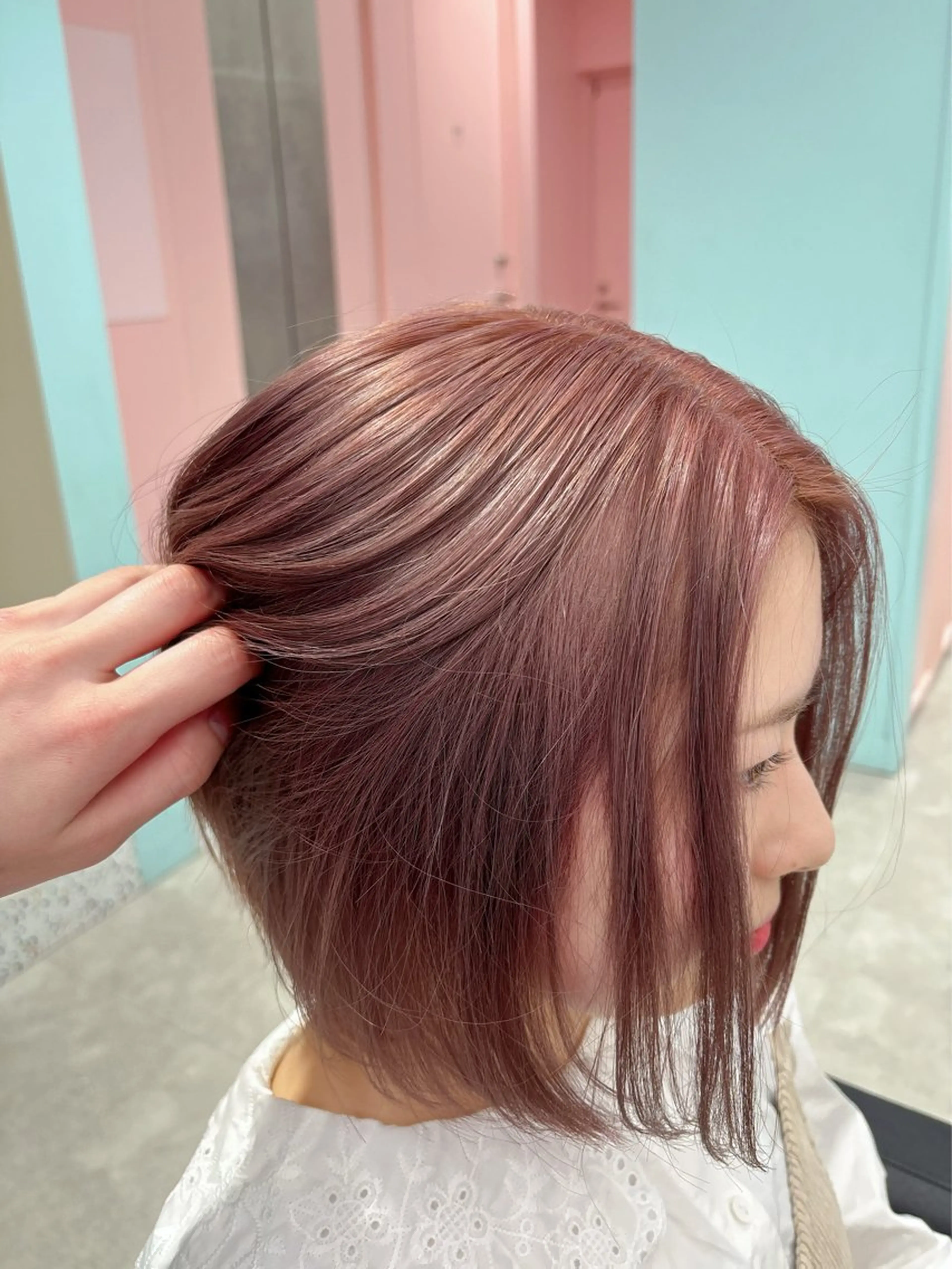 ミディアム Wカラー/暖色/べ ージュりく©︎🐝のヘアスタイル