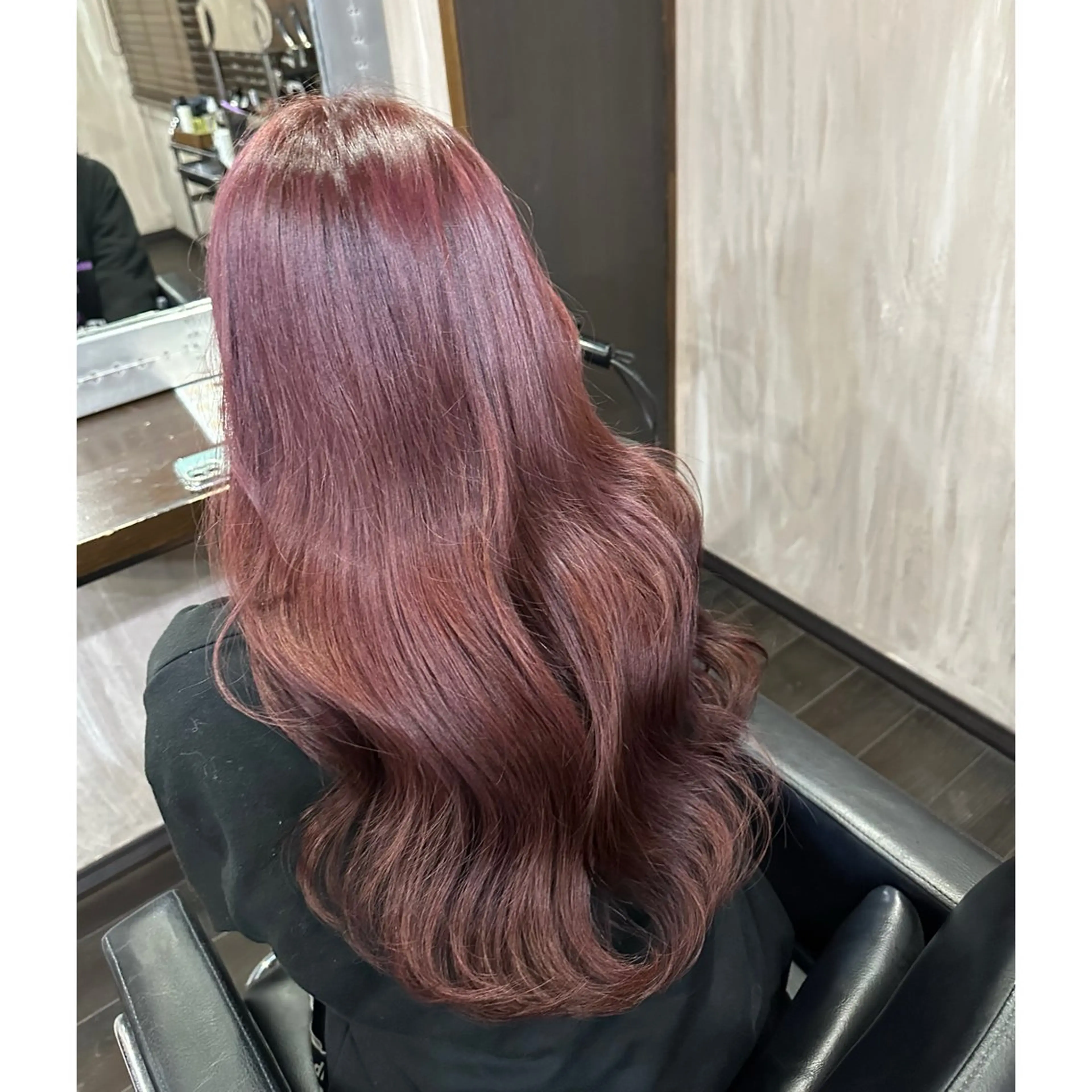 カラー レッドカラー ヘアカラー ブリーチ🌟 縮毛矯正🩷はるなのヘアスタイル