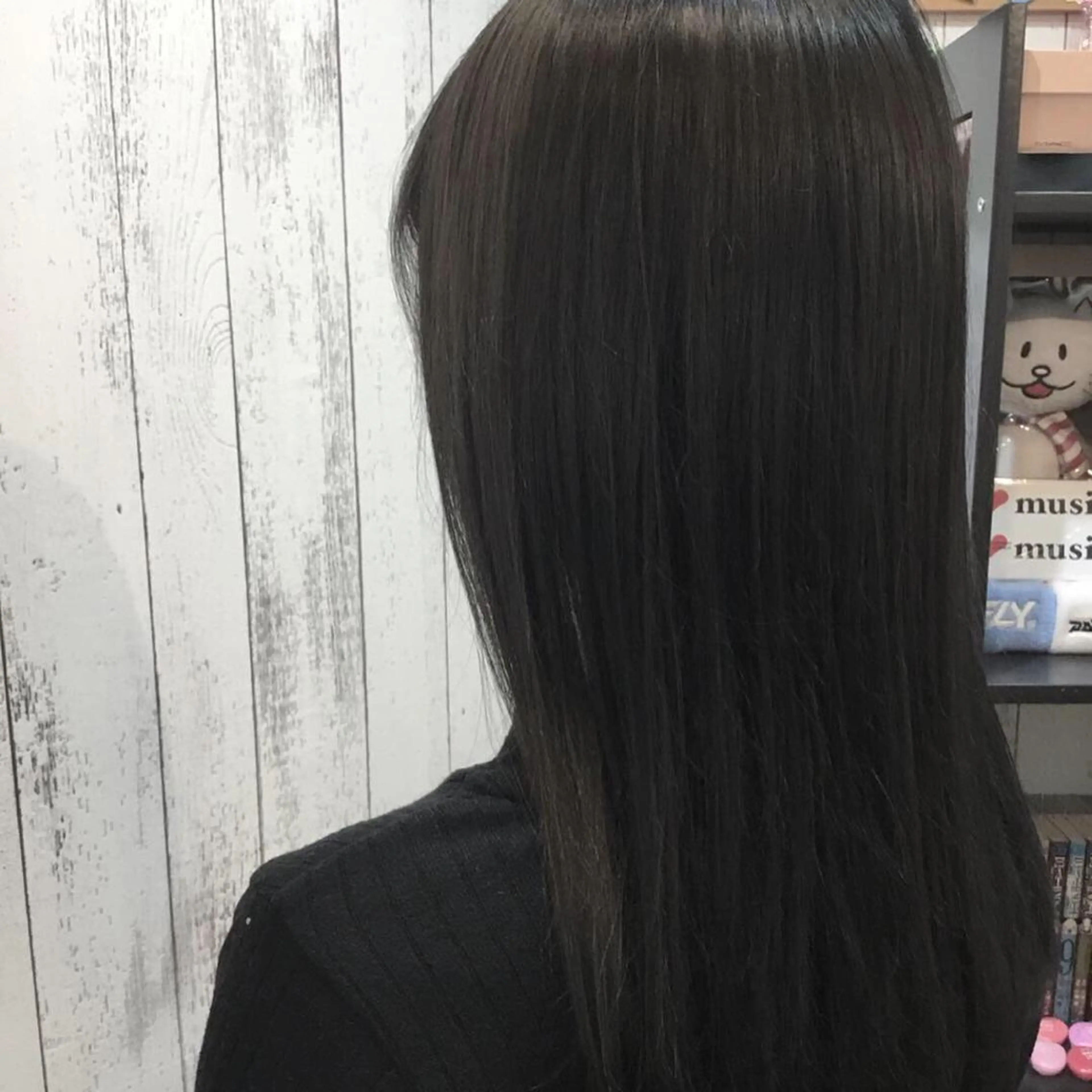 ロング カラー 金崎 新吾のヘアスタイル