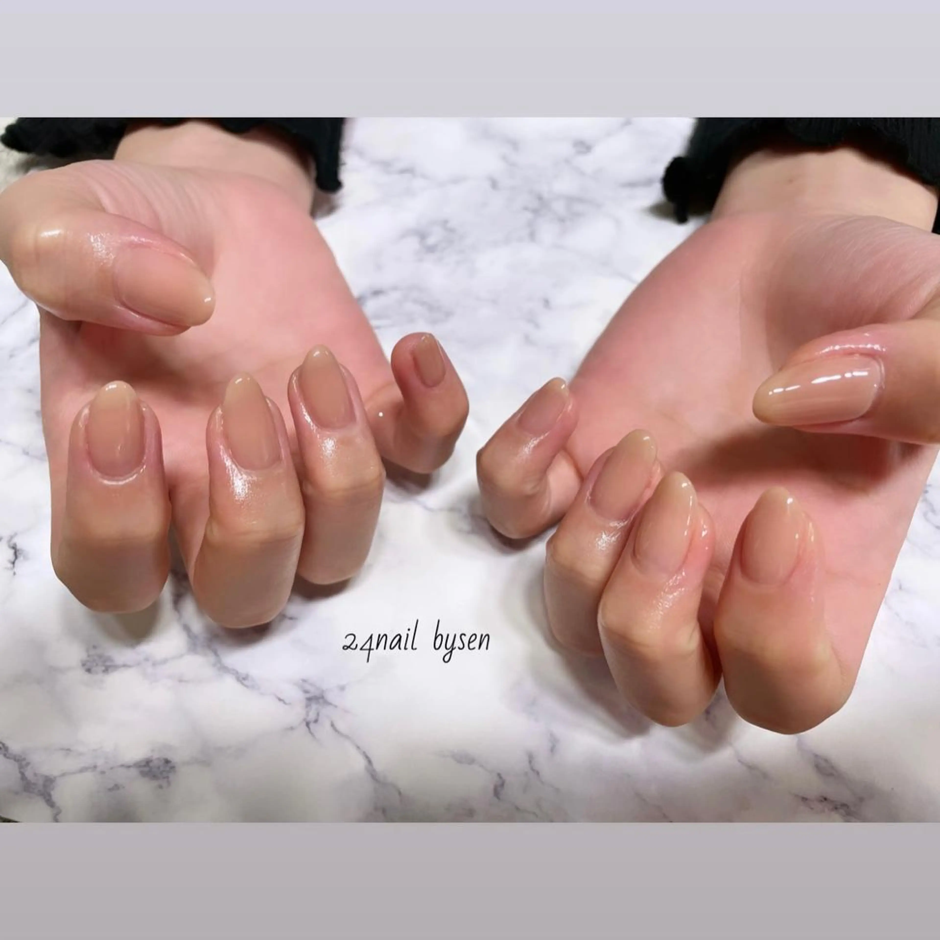 ネイル ワンカラーネイル Atelier by 24nail/Ayaのネイルデザイン