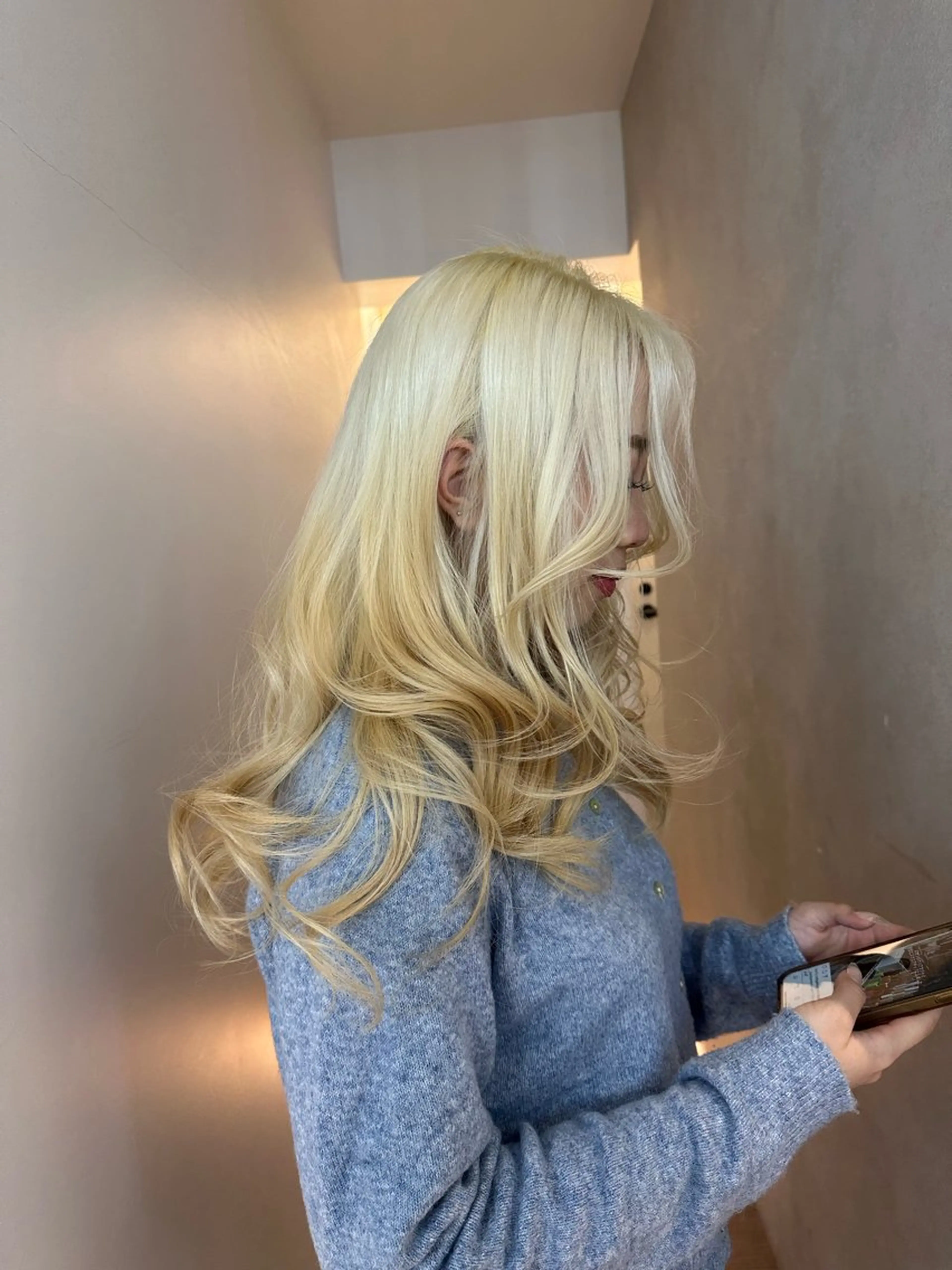 カラー ヘアカラー ハイトーン特化 pepe🎀のヘアスタイル