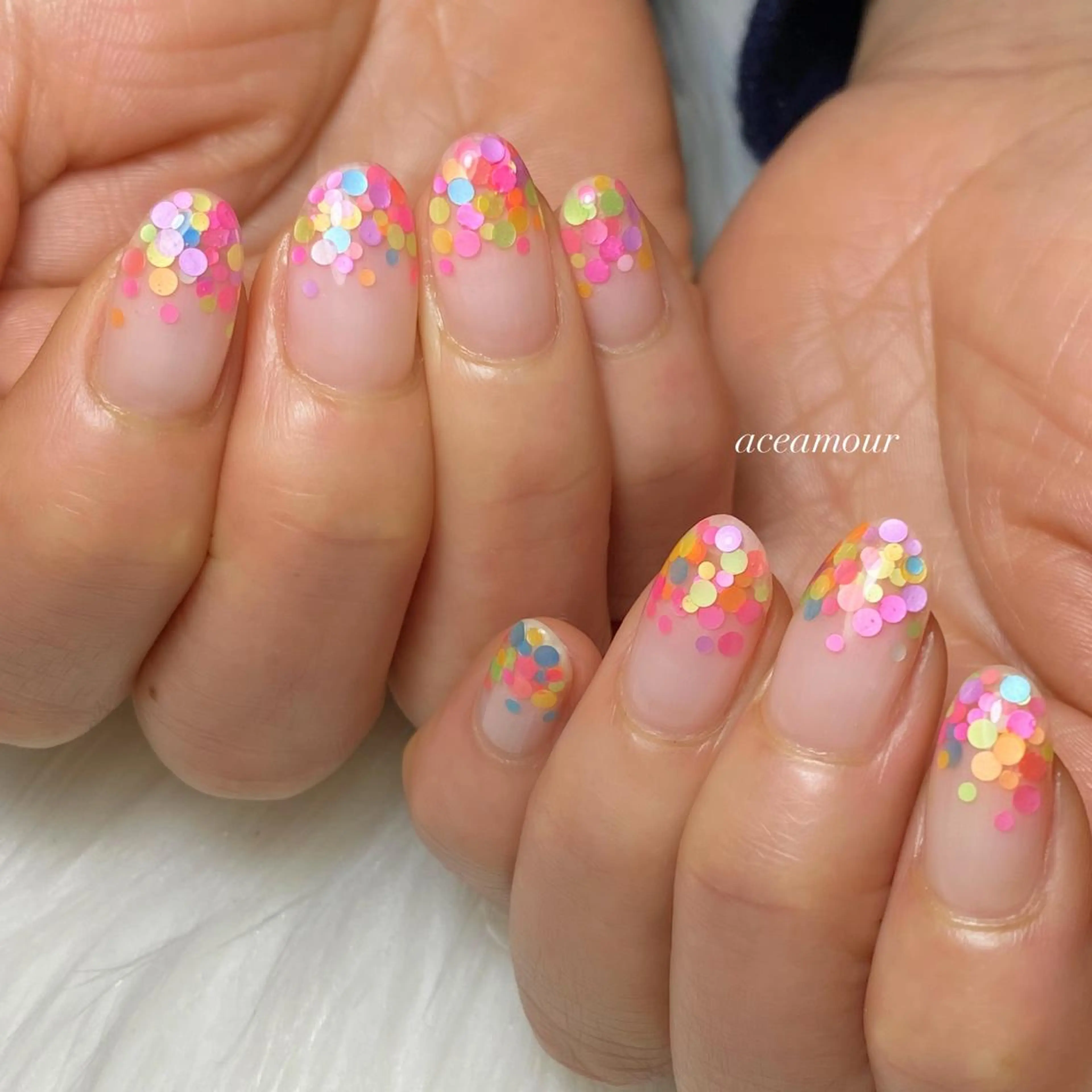 ネイル ネイル/耳つぼ /新ホワイトニングのネイルデザイン