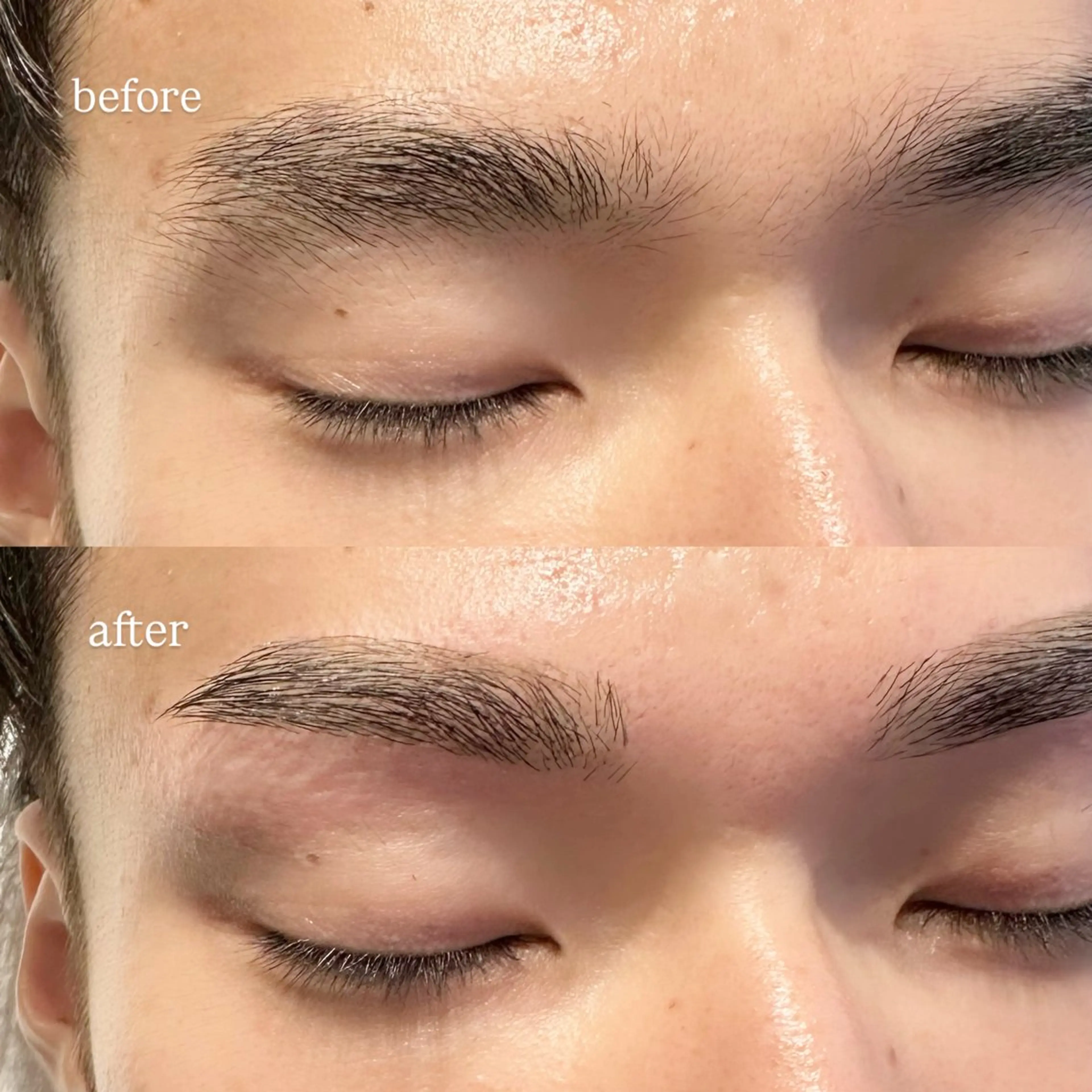 メンズ アイブロウ メンズ韓国風 メンズアイブロウ ワックス脱毛 眉カット その他(アイブロウ) サキ🎀 /まゆげとまつげの眉毛・アイブロウイメージ