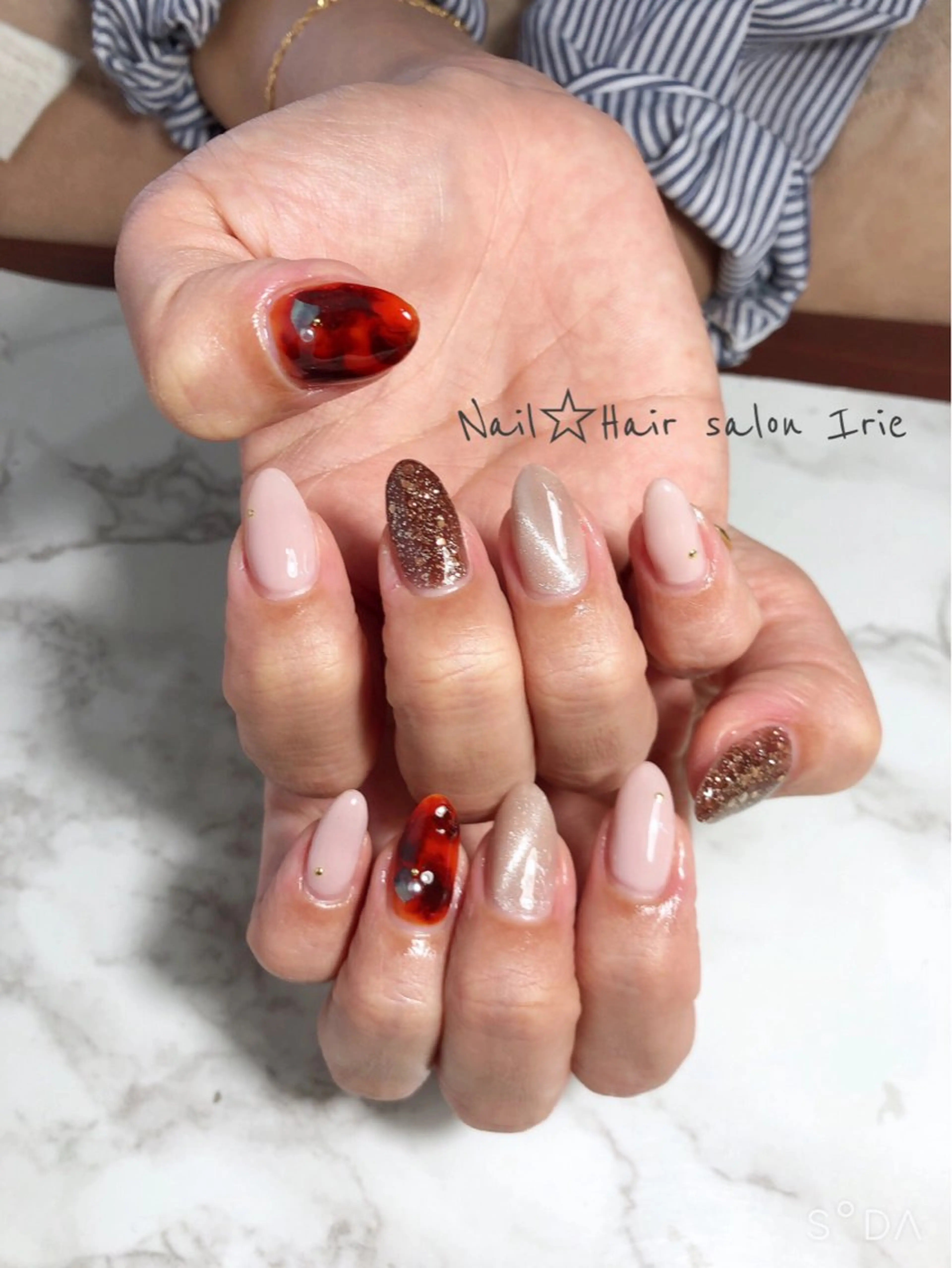 ネイル ハンドネイル Hair salon Irie所属・與儀 知佳のネイルデザイン