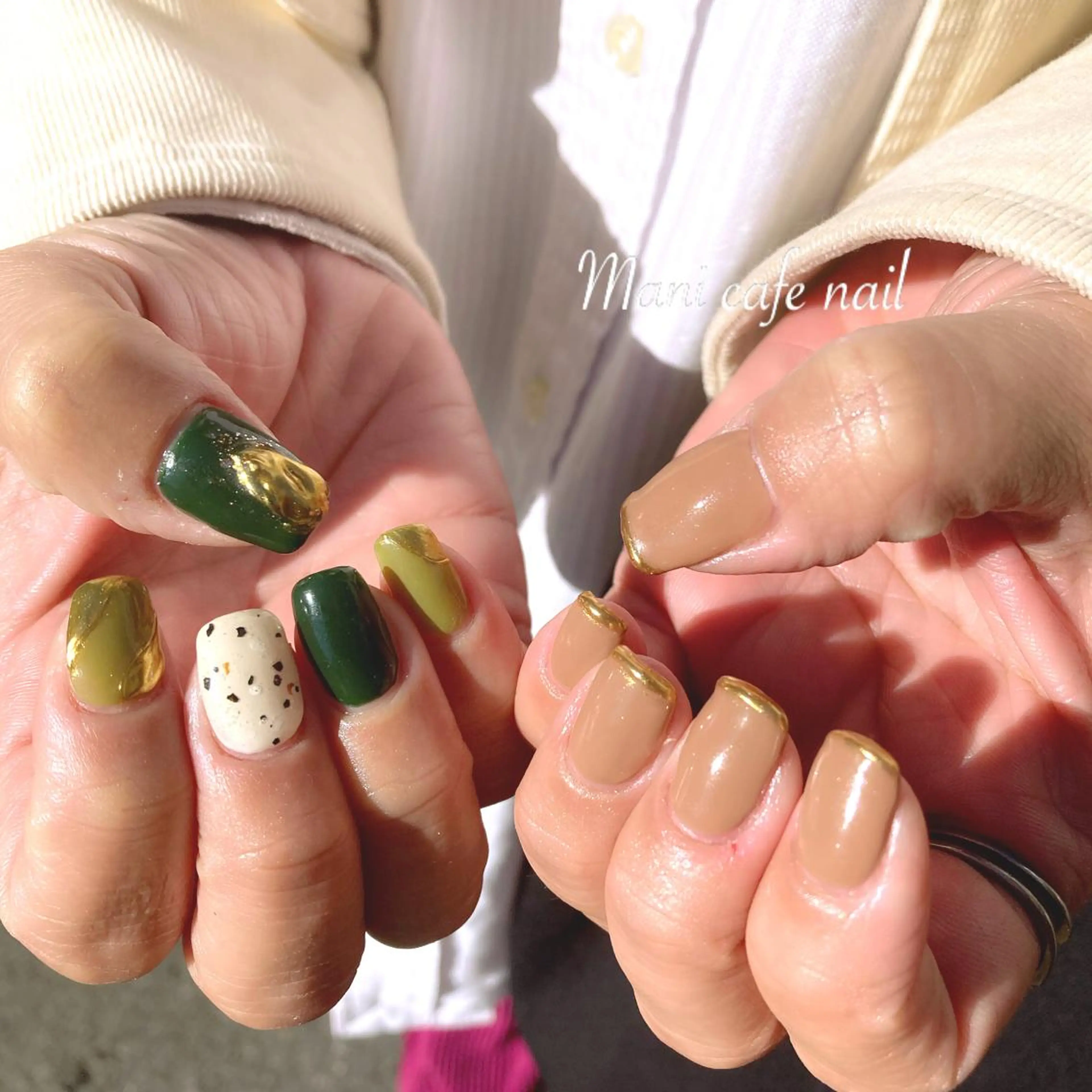 ネイル ハンドネイル Mani cafe nailのネイルデザイン