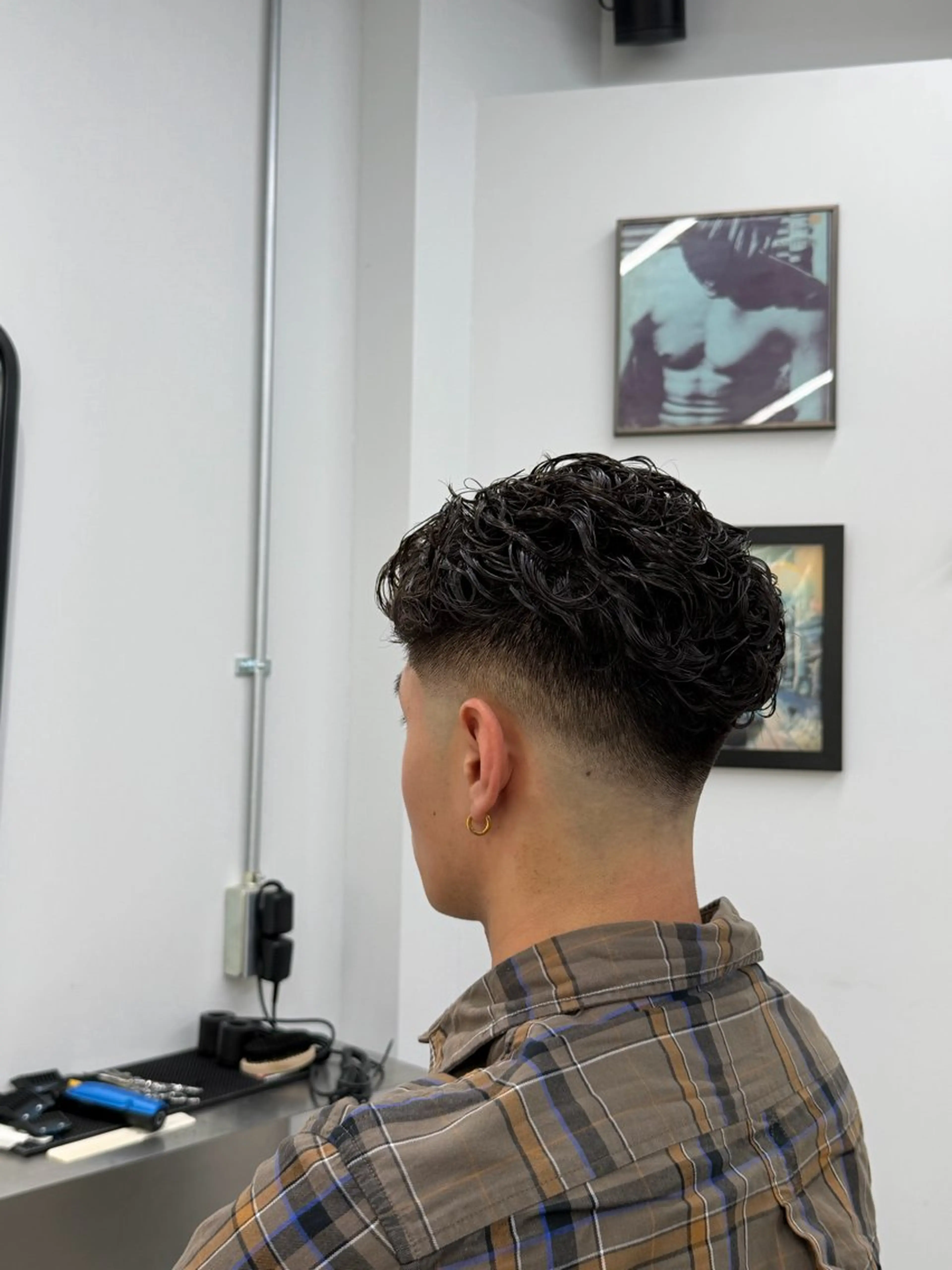 ショート パーマ メンズ メンズパーマ パーマ thesmiths所属・ナカ レオナのヘアスタイル