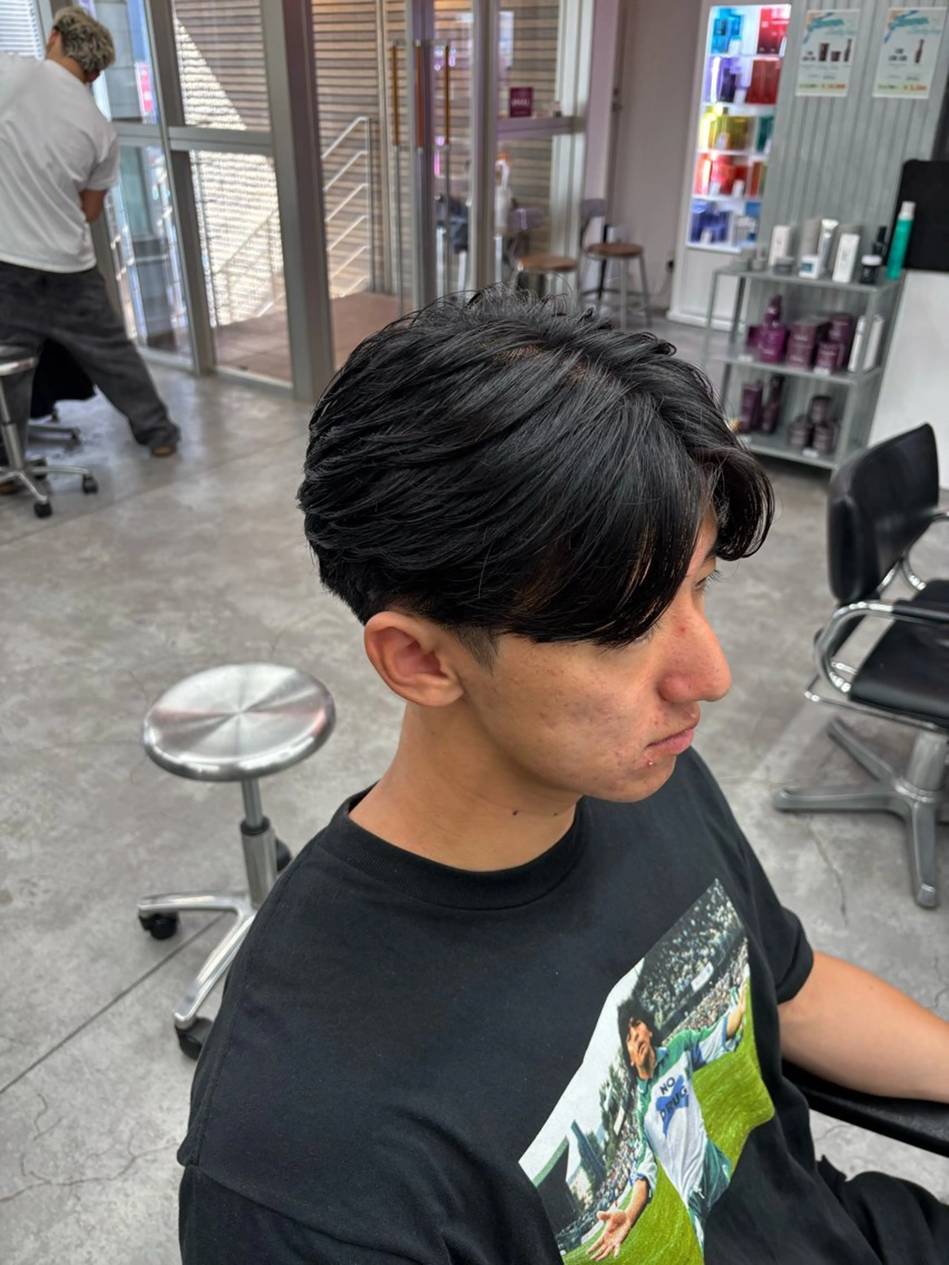 メンズ カット メンズ特化✨️ 韓国風パーマ🔥一八のヘアスタイル