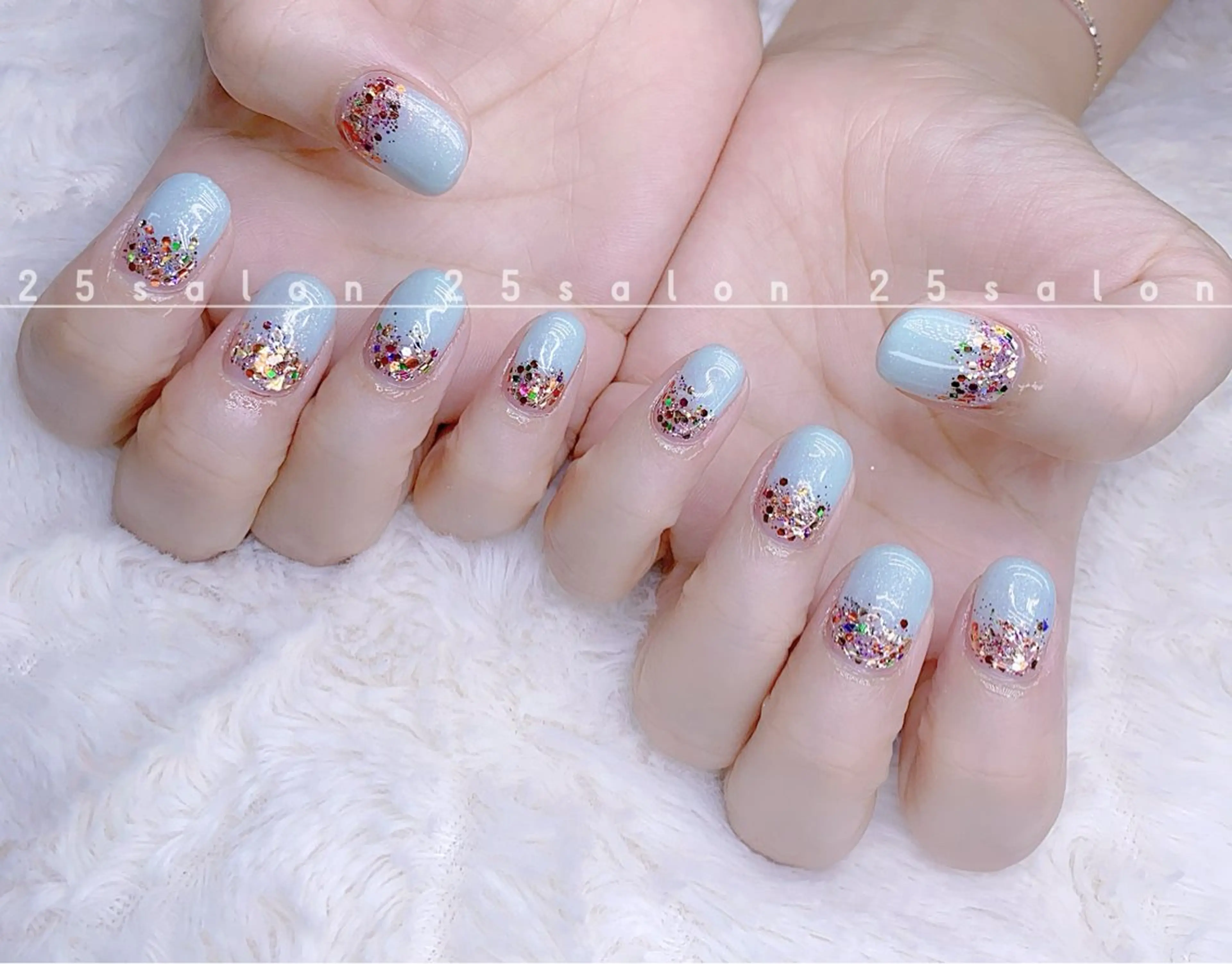ネイル ジェルネイル 韓国ネイル ニュアンスネイル パラジェル ワンホンネイル 2 5のマツエク・マツパデザイン