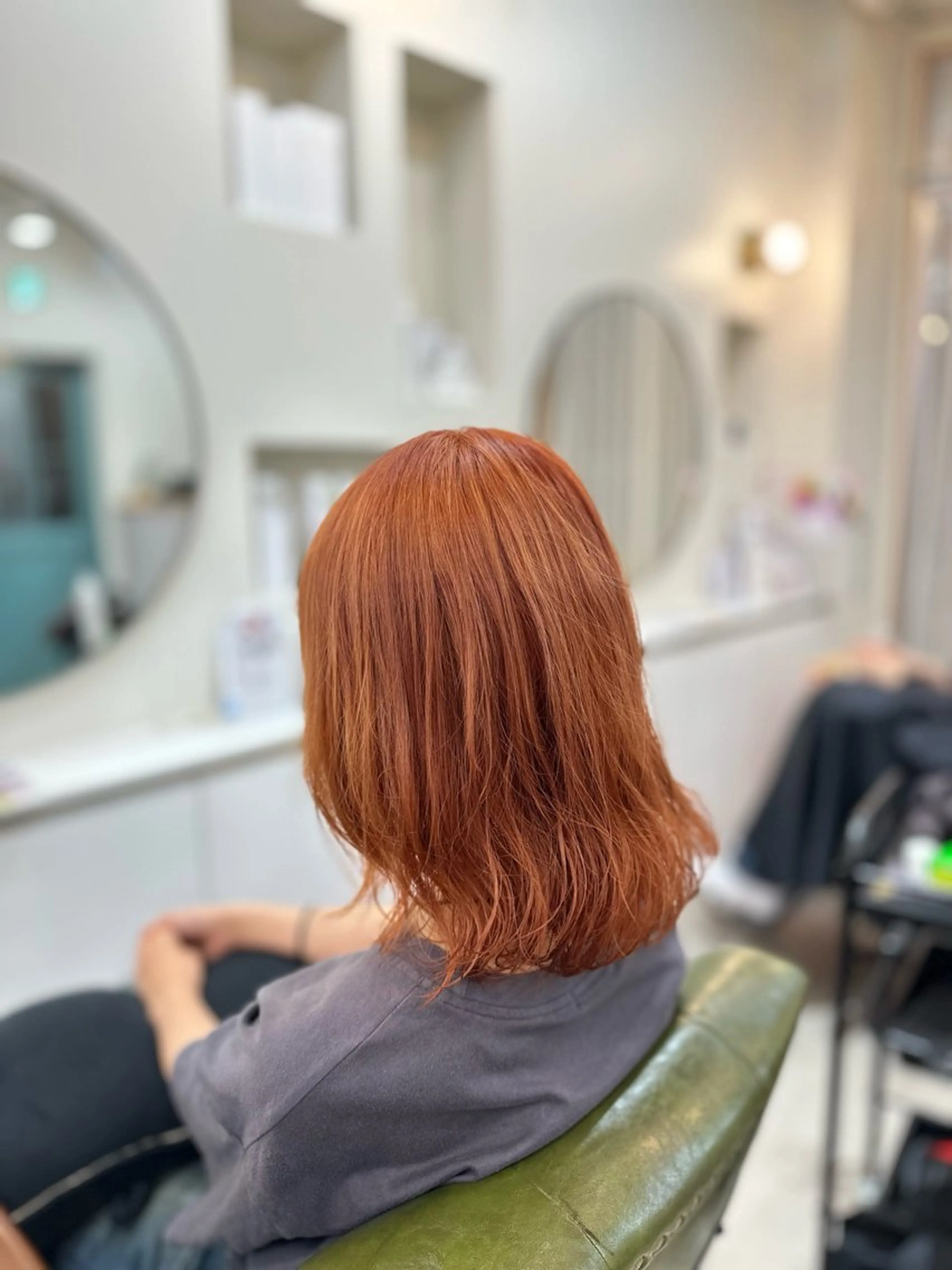 ミディアム カラー パーマ 髪質改善 晟之介のヘアスタイル