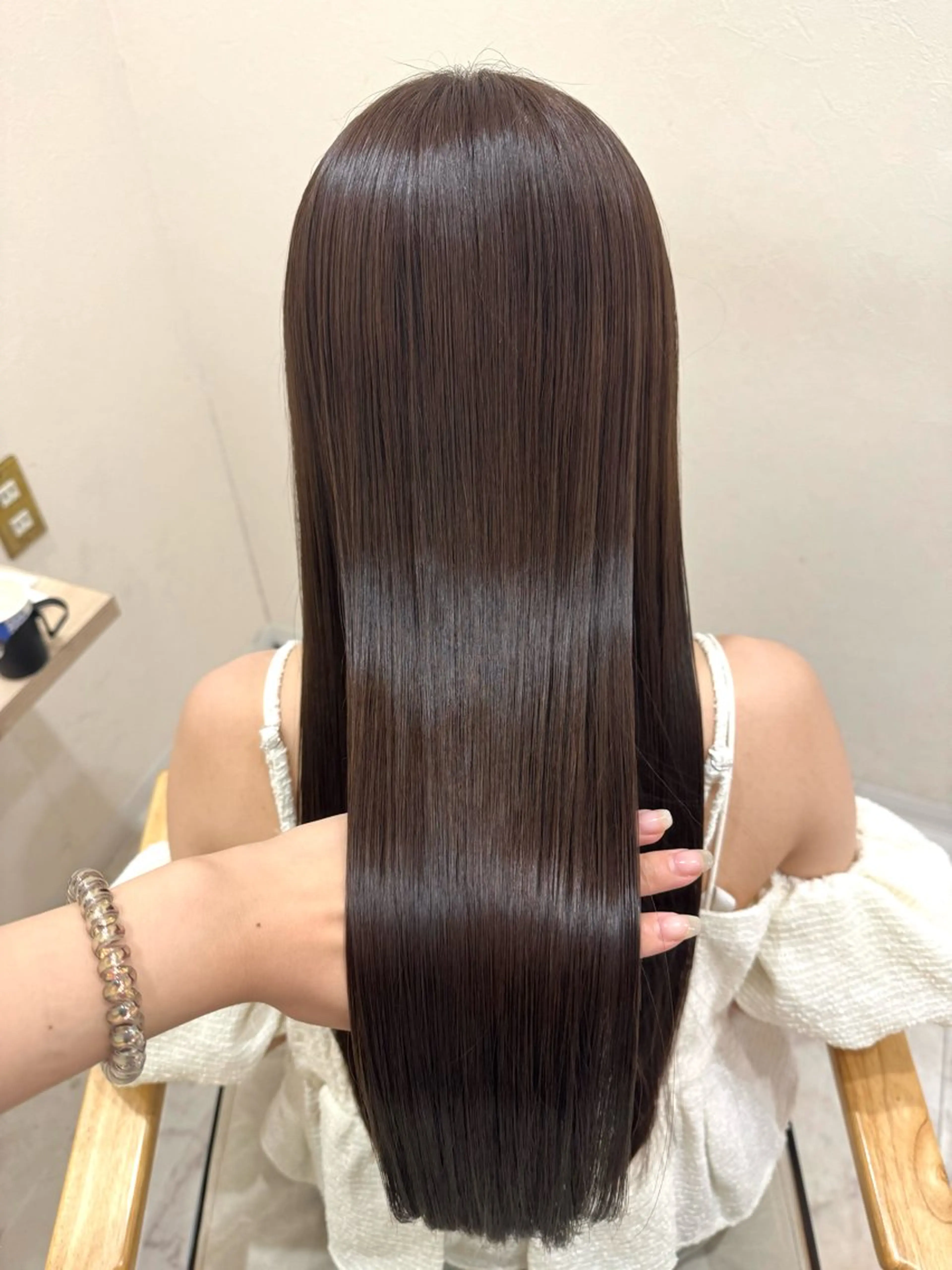 ロング 髪質改善 トリートメント カット ヘアカラー トリートメント 💎縮毛矯正/透明感 カラー💎椎葉みひろのヘアスタイル