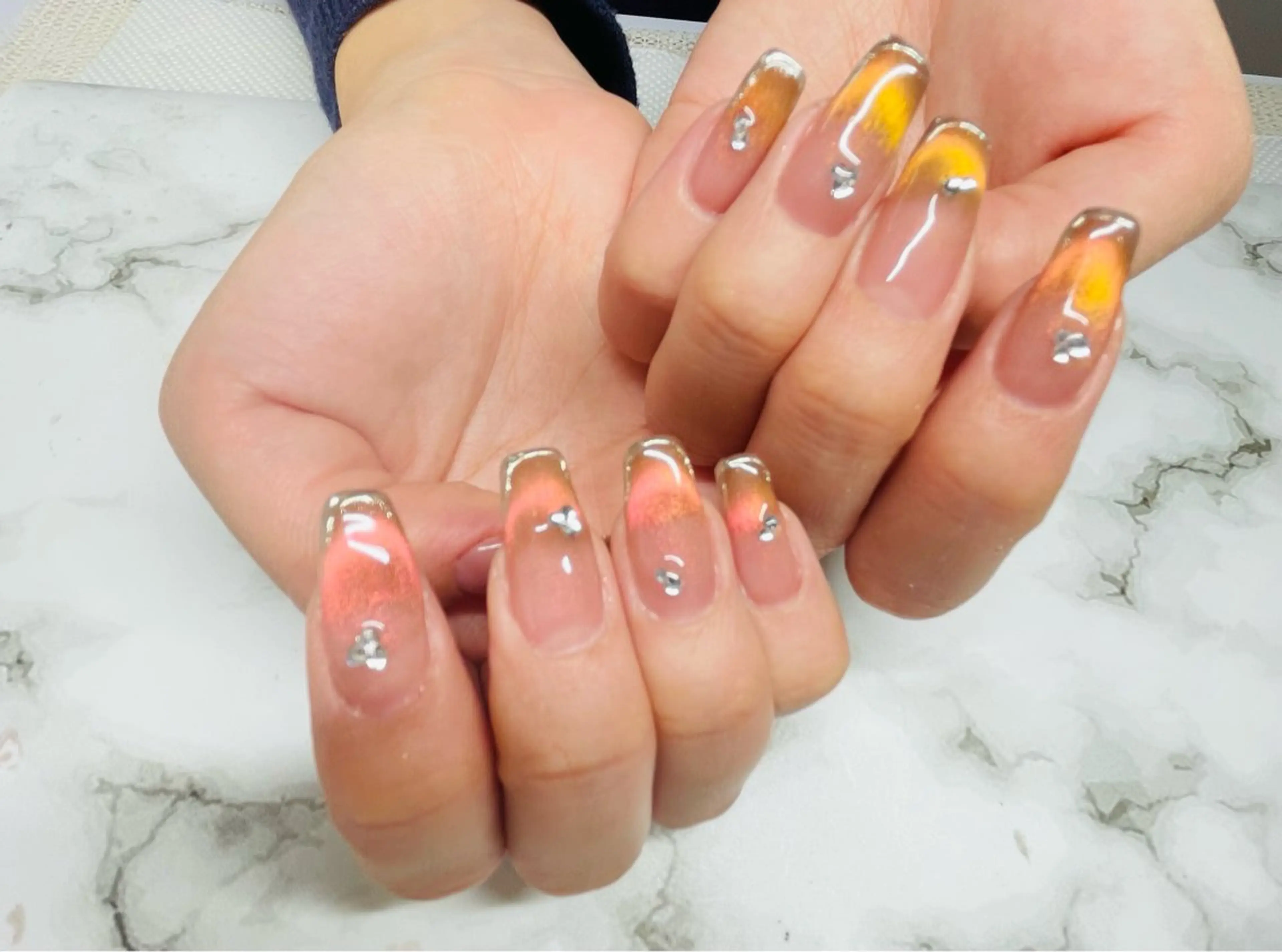 ネイル 長さ出し 持ち込み Star Beautyのネイルデザイン