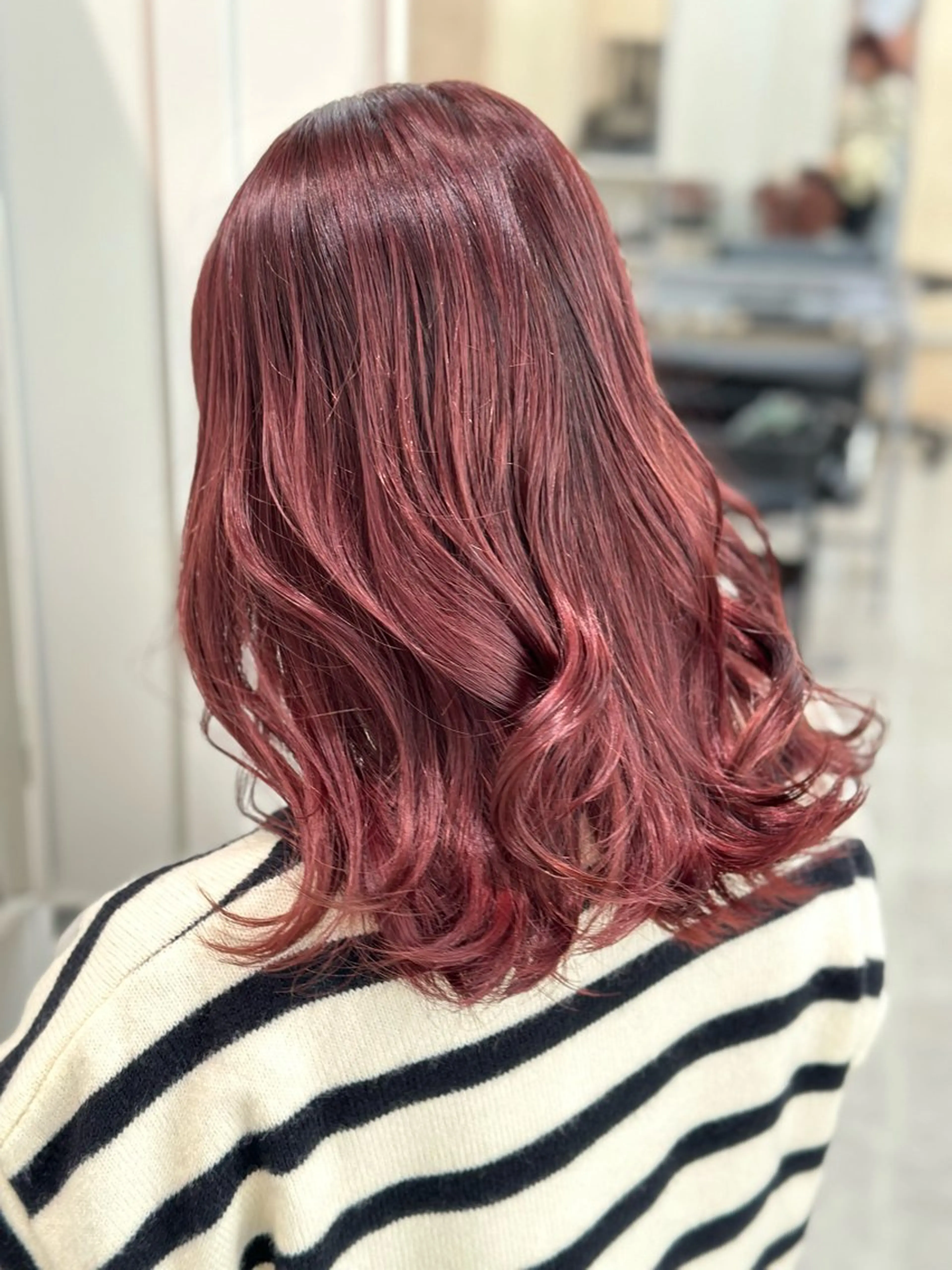 ミディアム カラー 🤍透明感カラー🤍 Moeのヘアスタイル