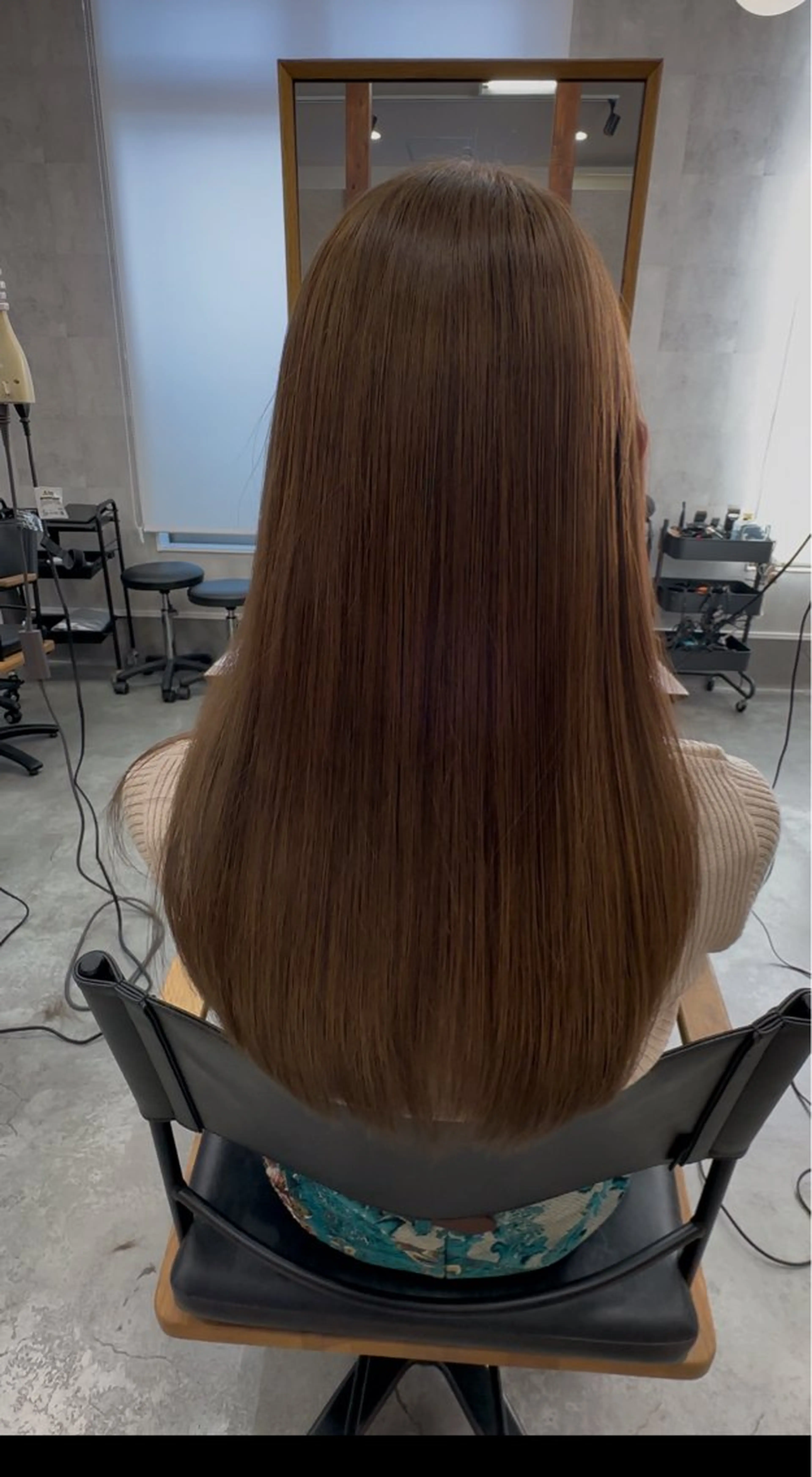 カット＋髪質改善縮毛矯正＋トリートメントの写真