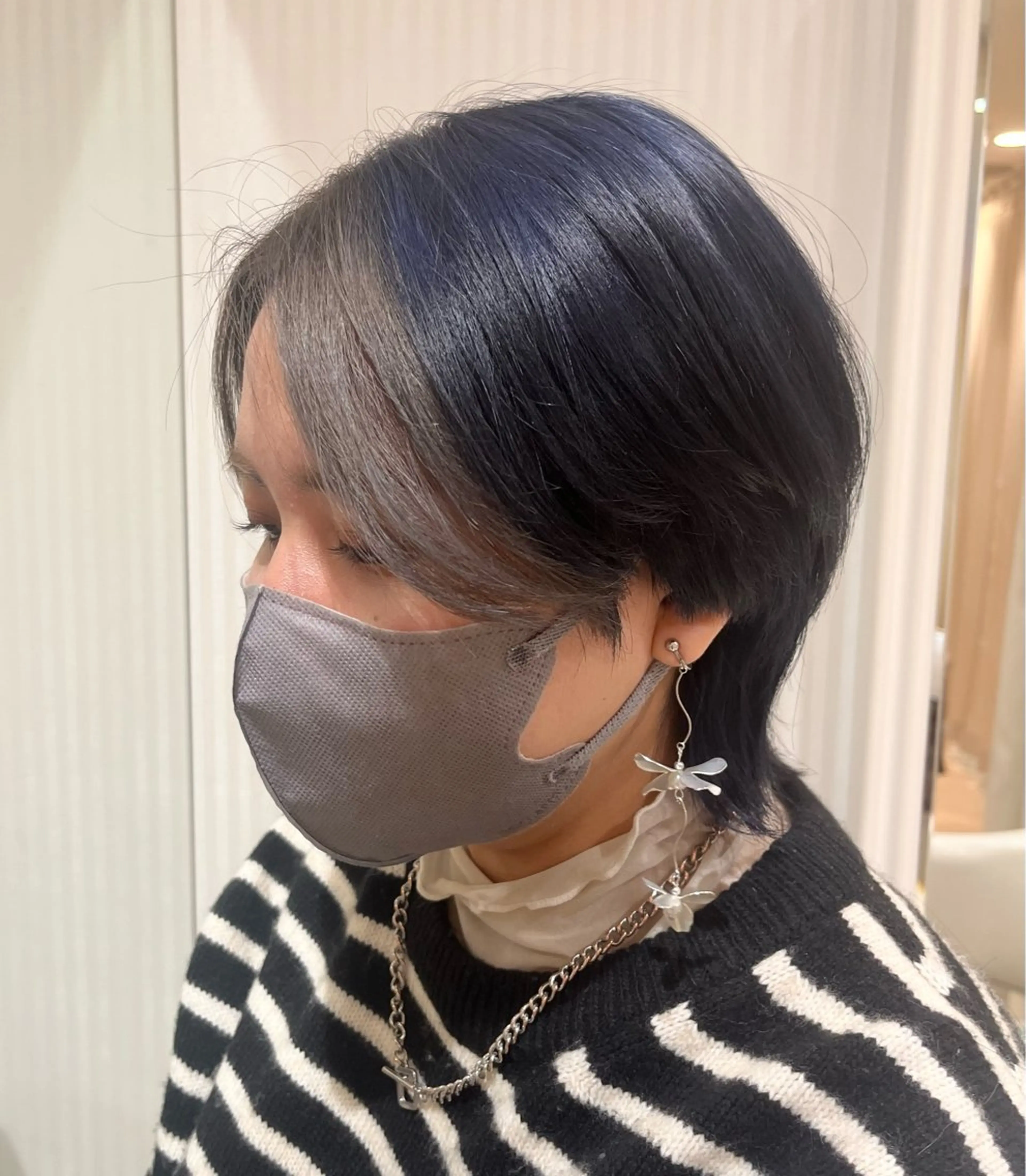 ショート カラー 森野美咲🇰🇷 レイヤー/顔周りのヘアスタイル