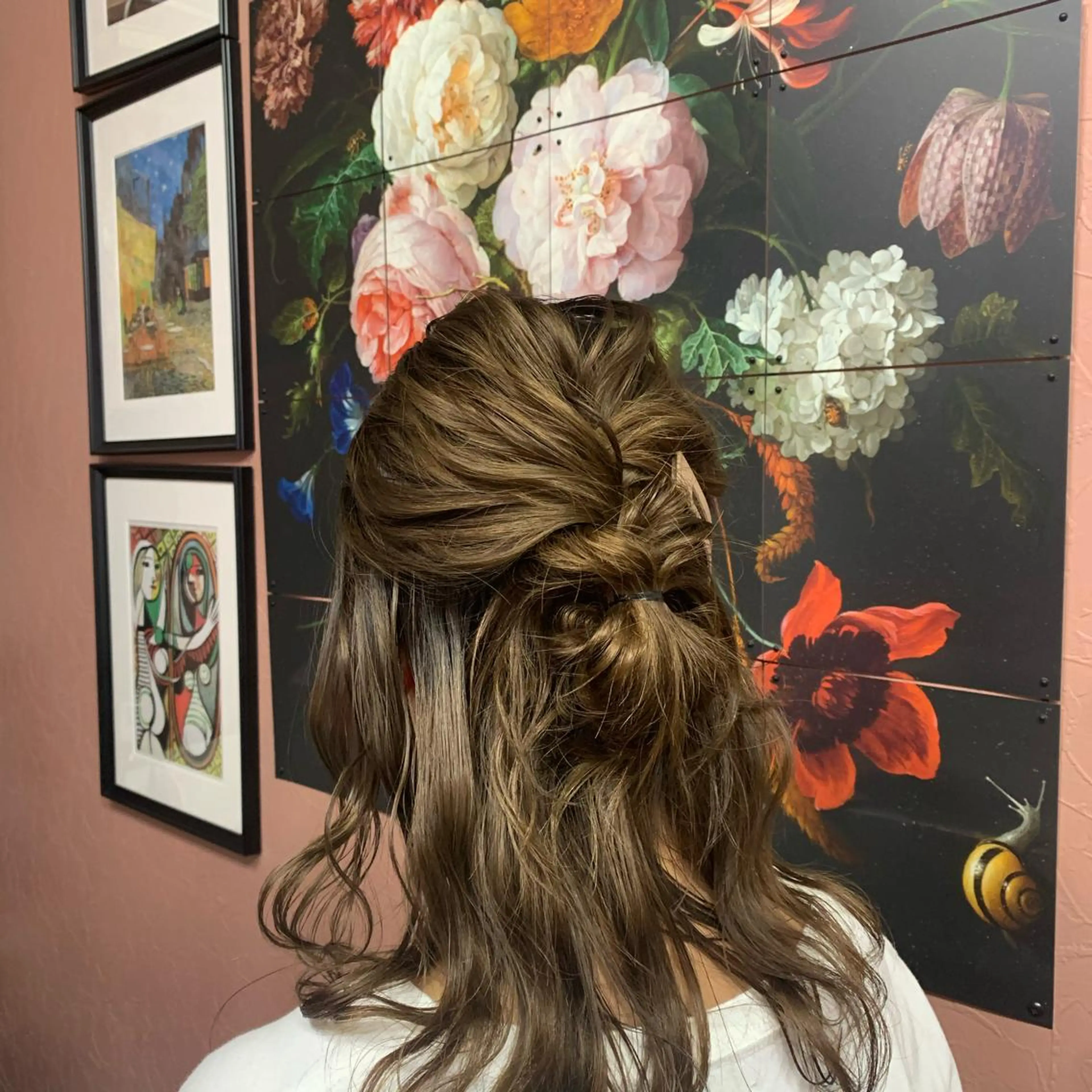 セミロング ヘアアレンジ chouette/ 根本優希のヘアスタイル