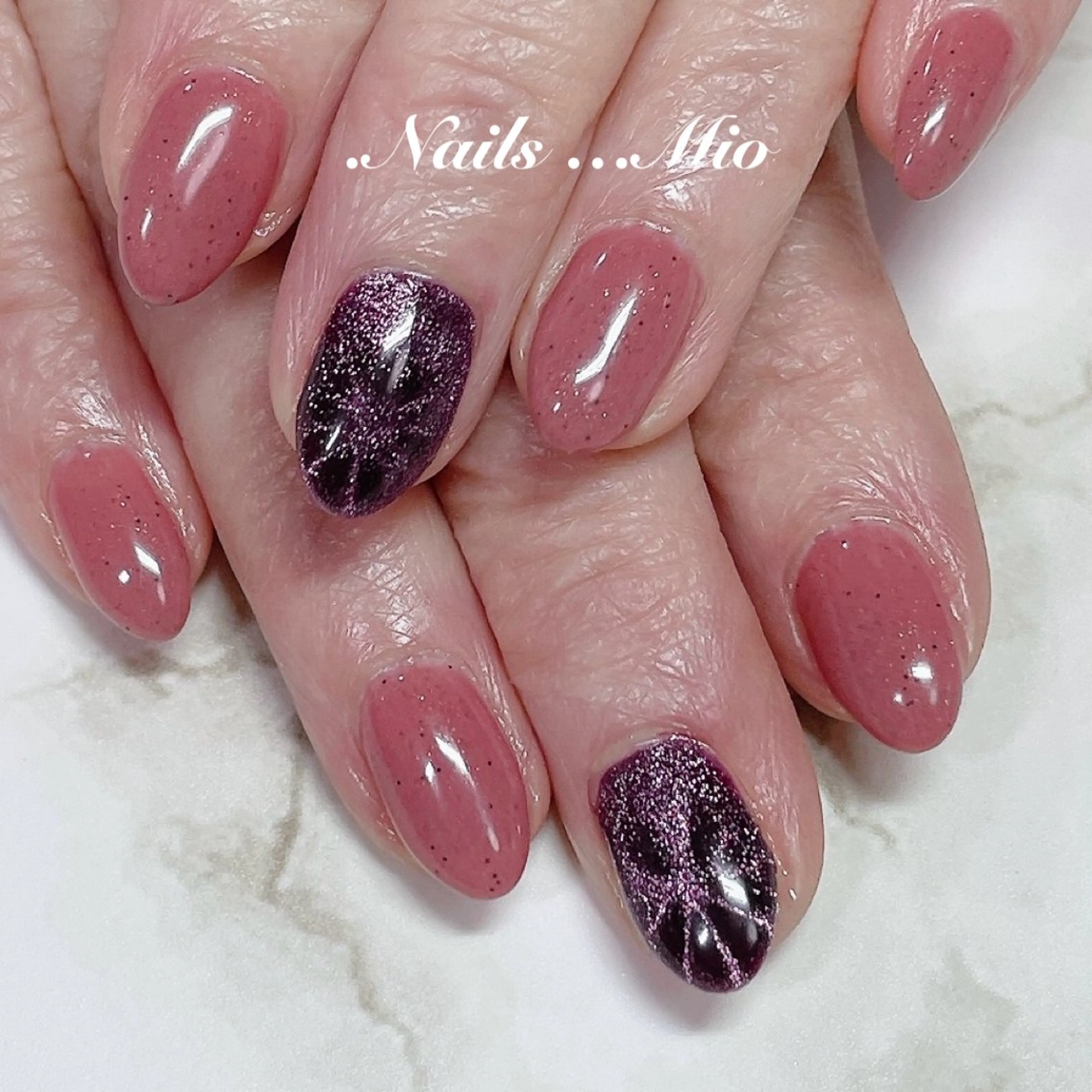ネイル アートネイル ジェルネイル ワンカラーネイル .Nails Mio 赤羽西ネイルサロンのネイルデザイン