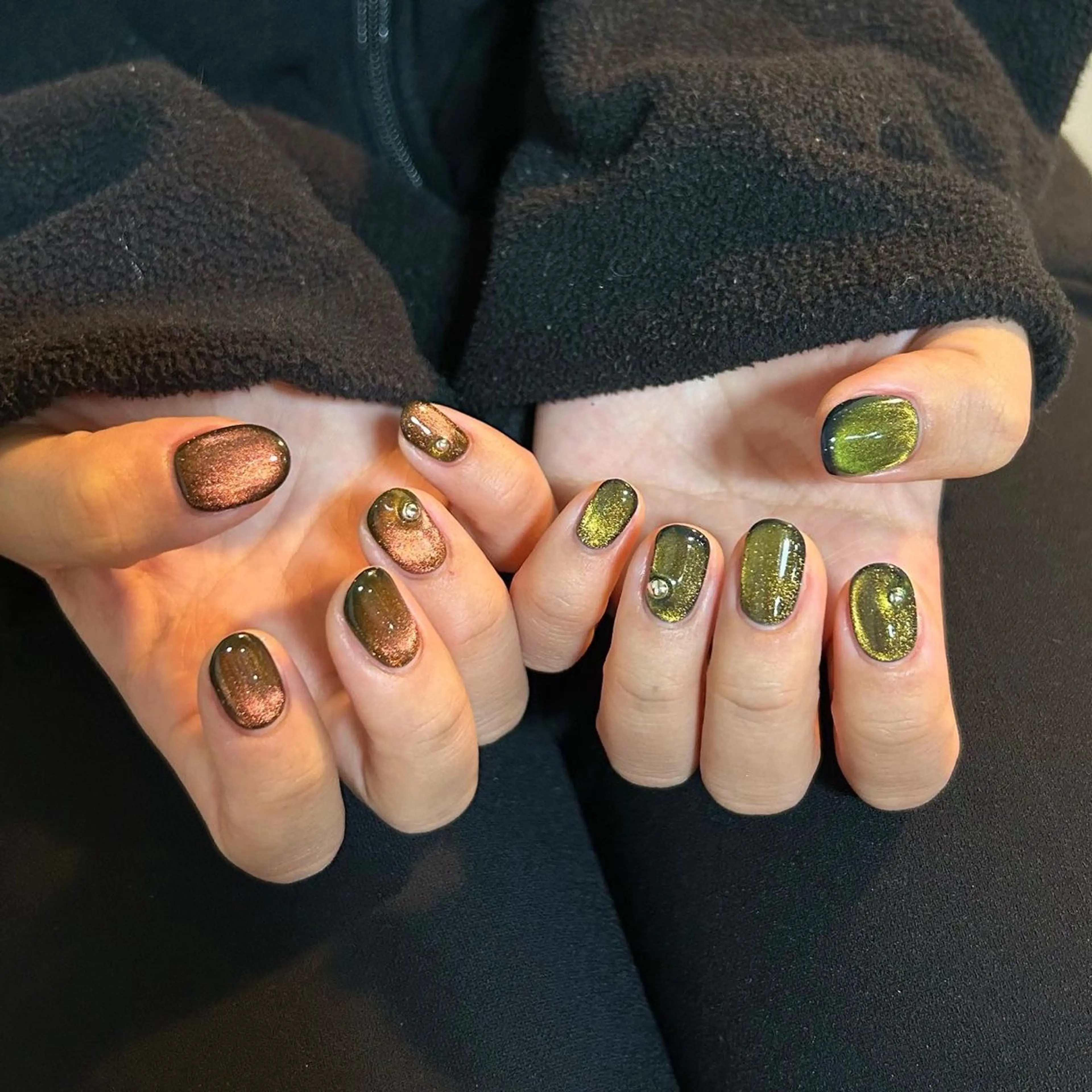 ネイル マグネットネイル lcoco nailのネイルデザイン