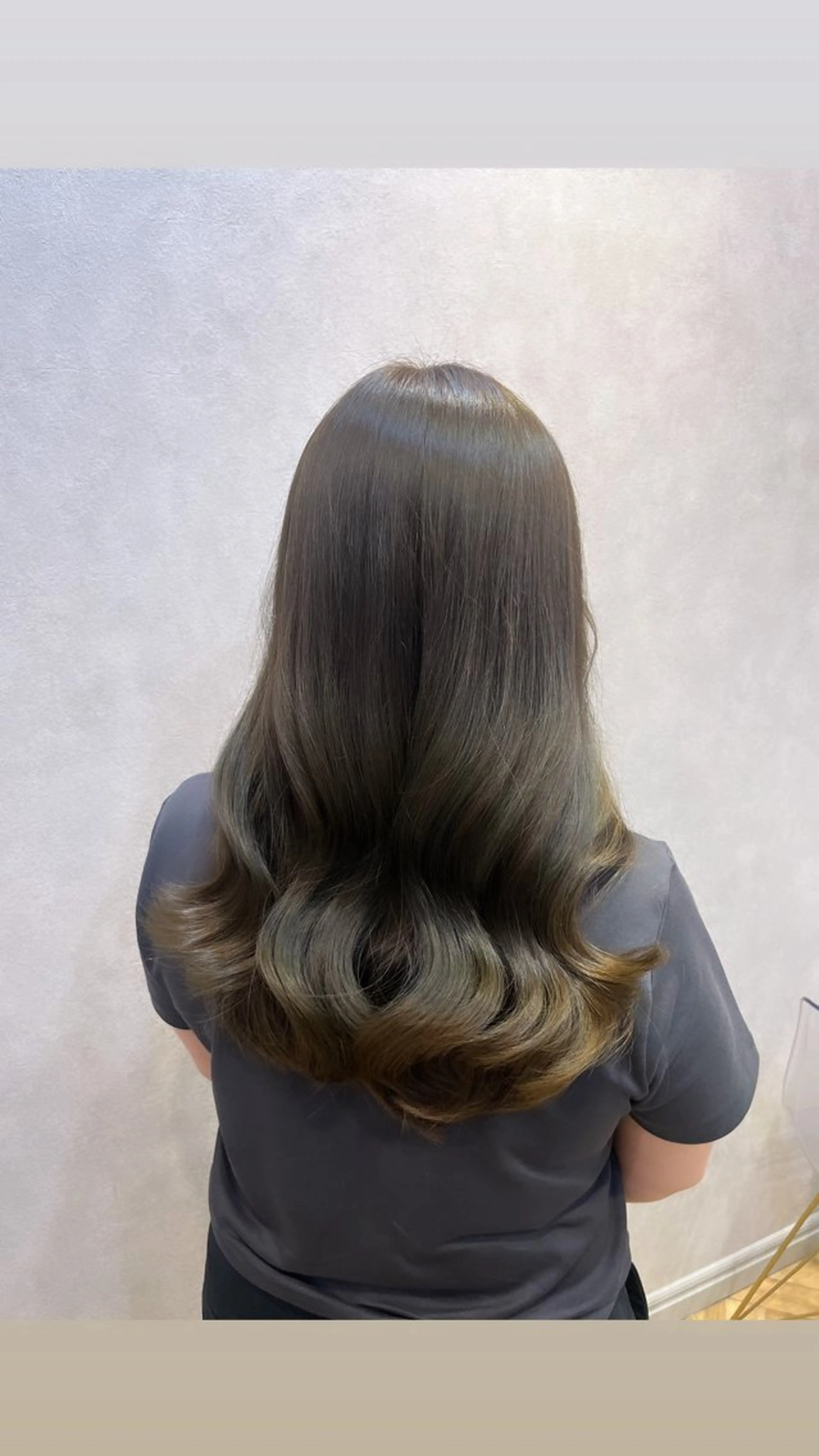 ミディアム 韓国🎀レイヤー/艶 髪/縮毛矯正/ユリナのヘアスタイル