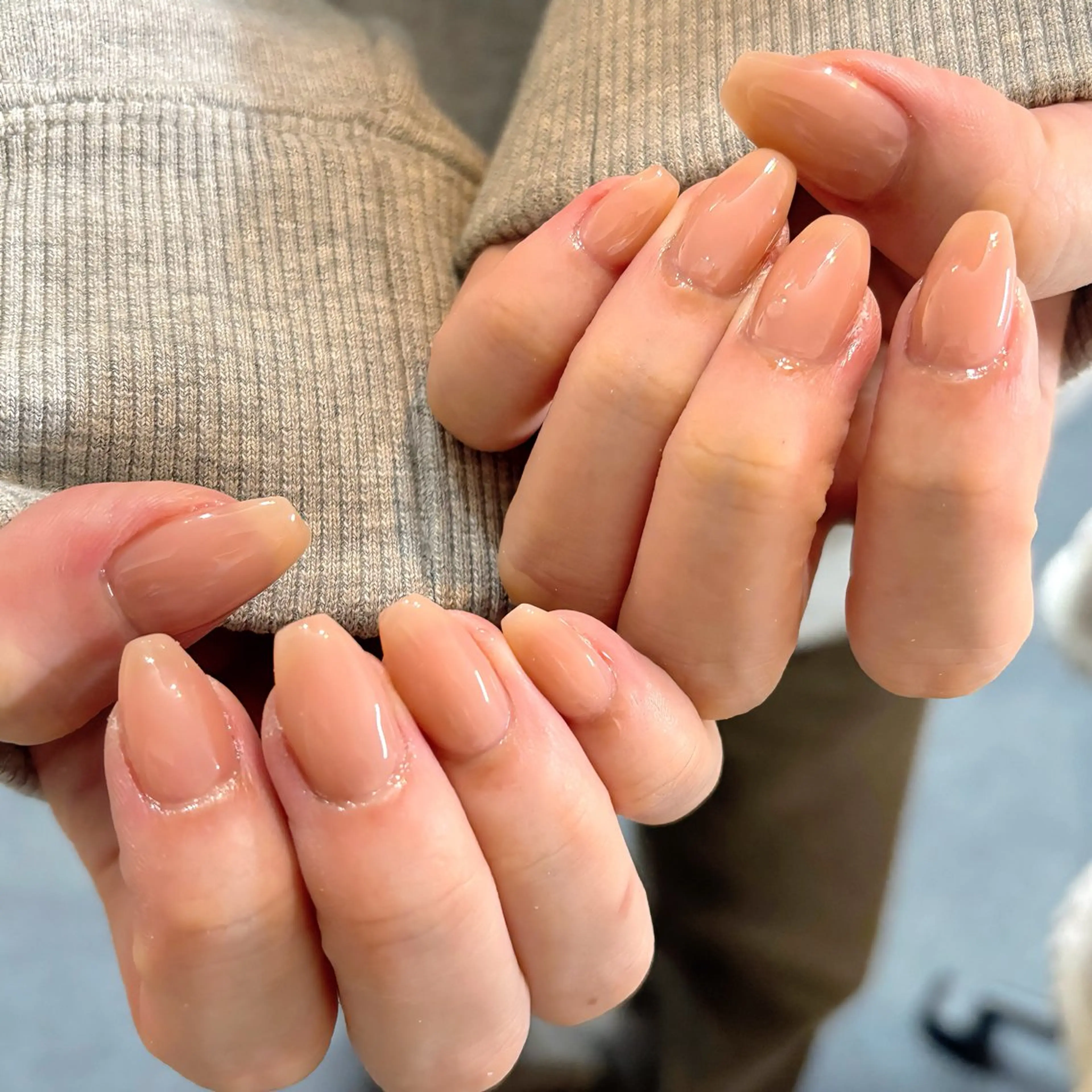 ネイル オーロラネイル チークネイル フレンチネイル 韓国ネイル 春ネイル ハンドネイル ハンドケア 🫧OPELIA NAIL渋谷🫧のネイルデザイン