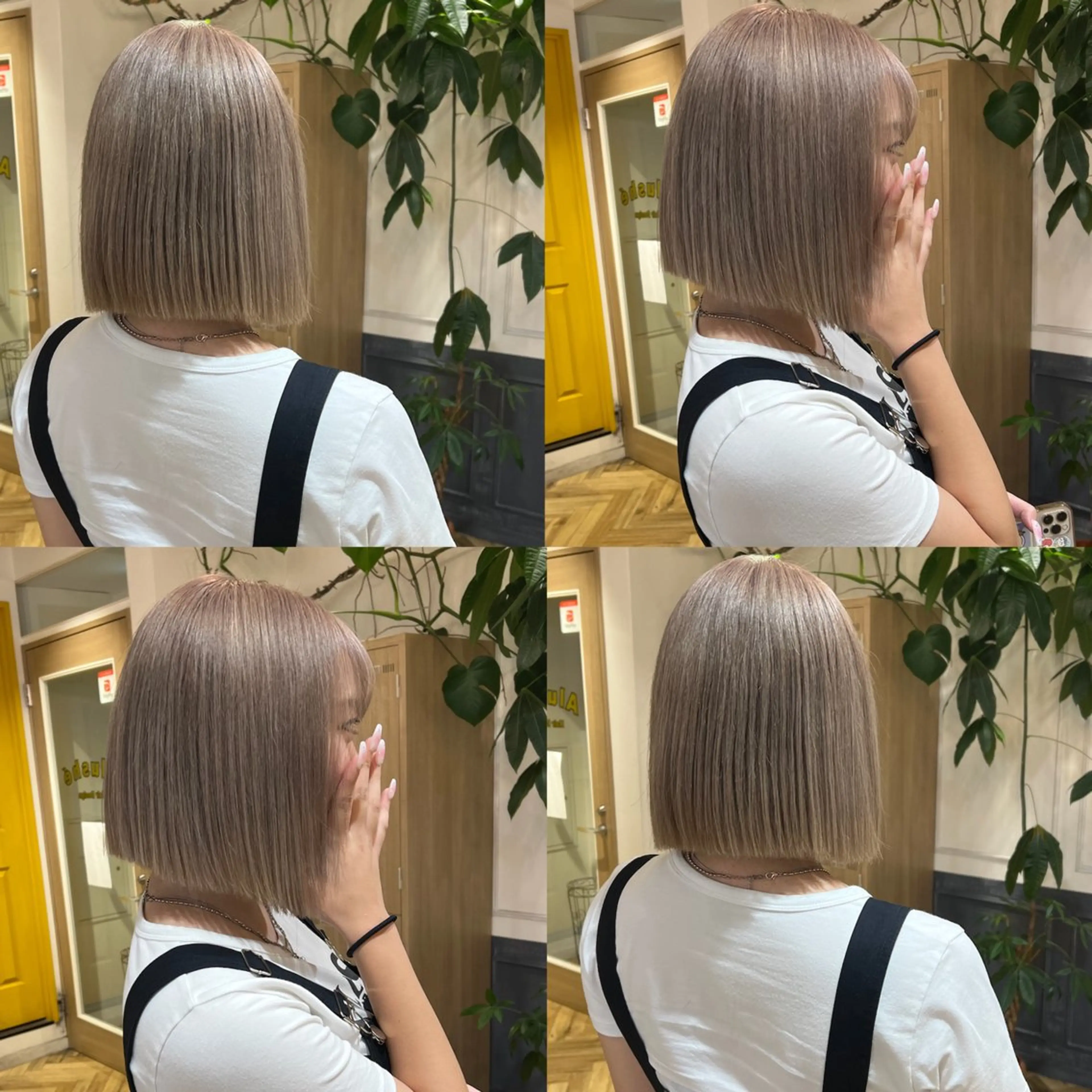 ショート カラー 艶カラー/韓国顔周り 🎀mamiのヘアスタイル