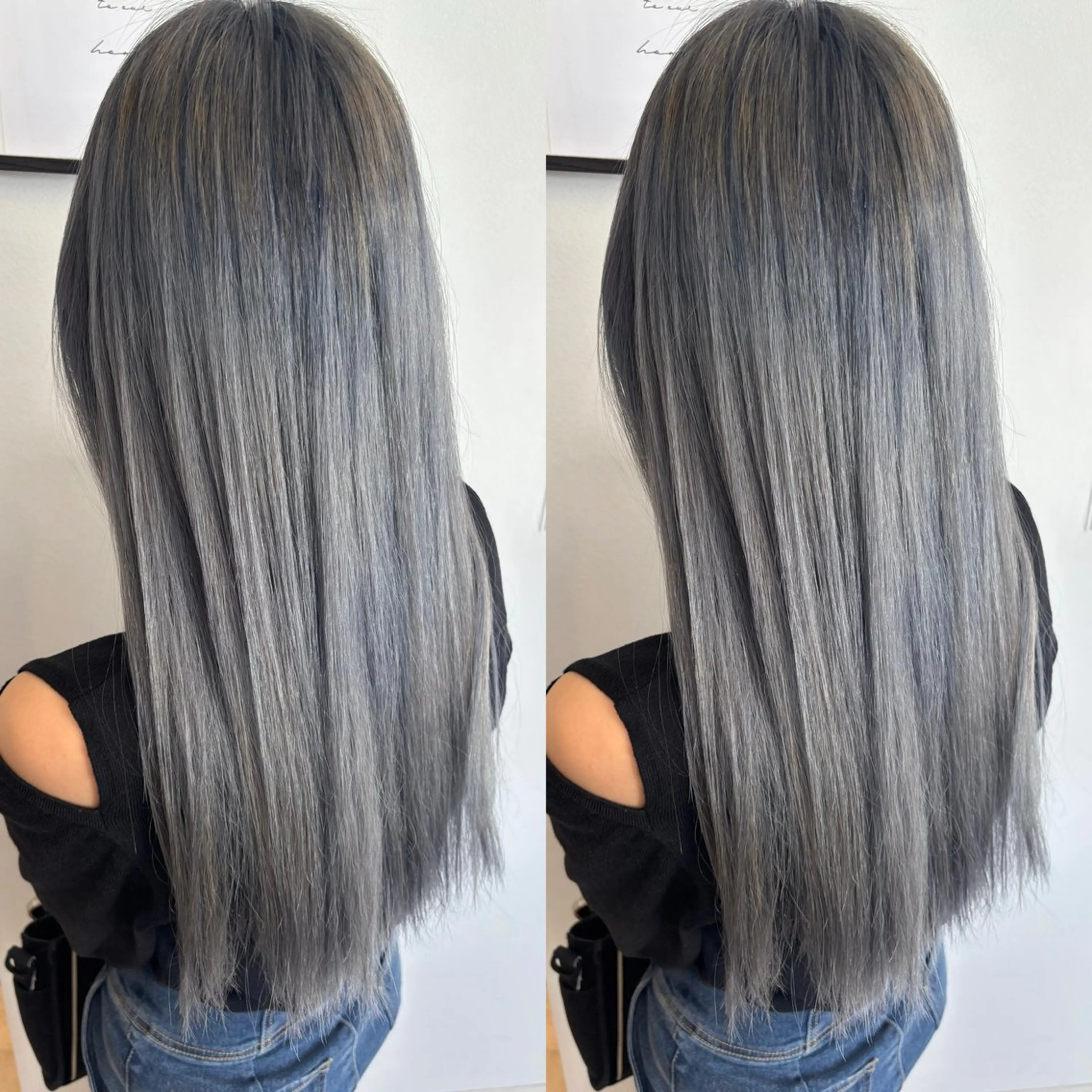 ロング カラー ヘアカラー トリートメント 🍒しの🍒 ハイトーン/カットのヘアスタイル