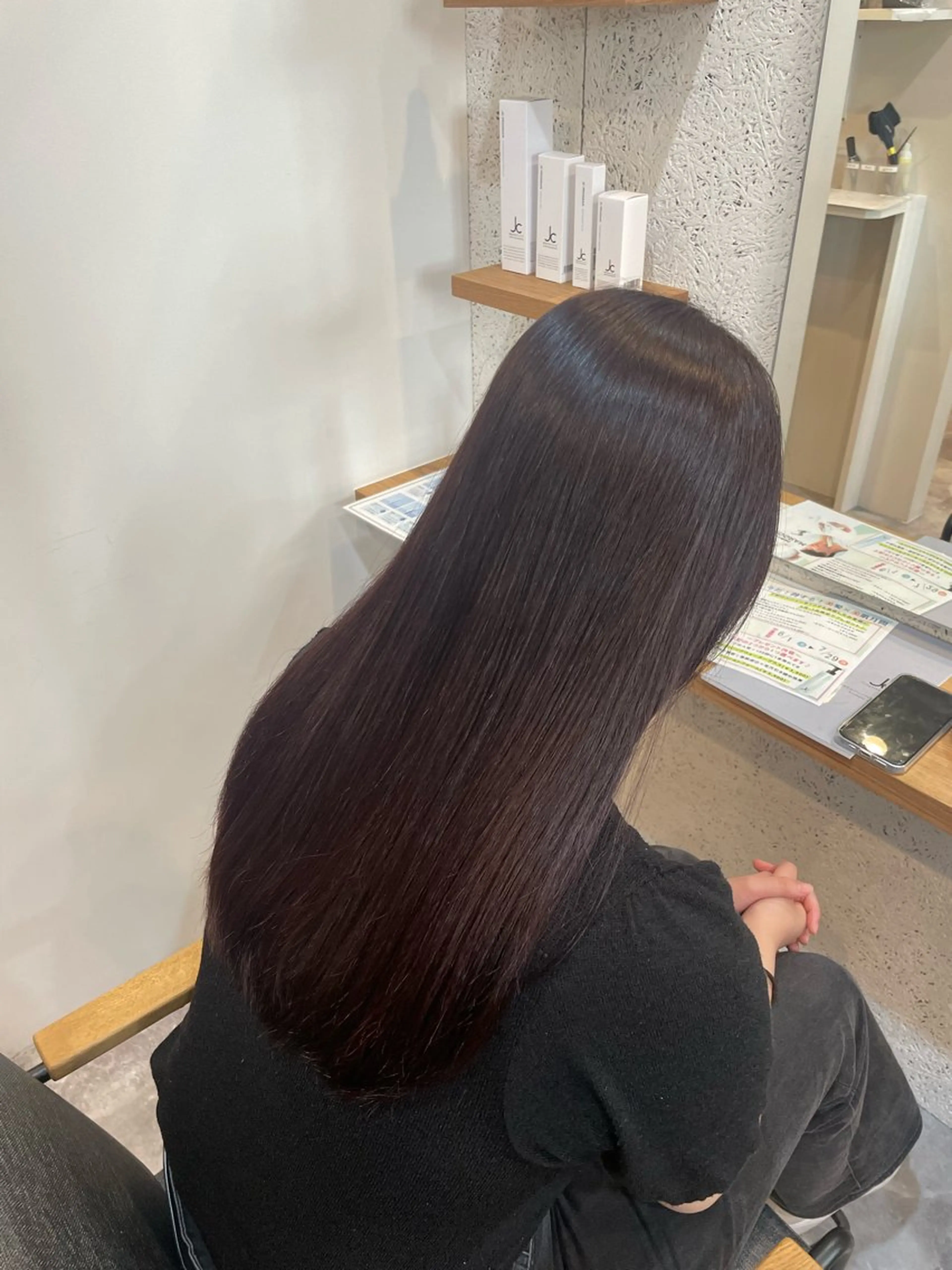 ロング hair＋make CLEAR 本店所属・艶カラー🫧艶肌✨ フクモト‎🤍のヘアスタイル