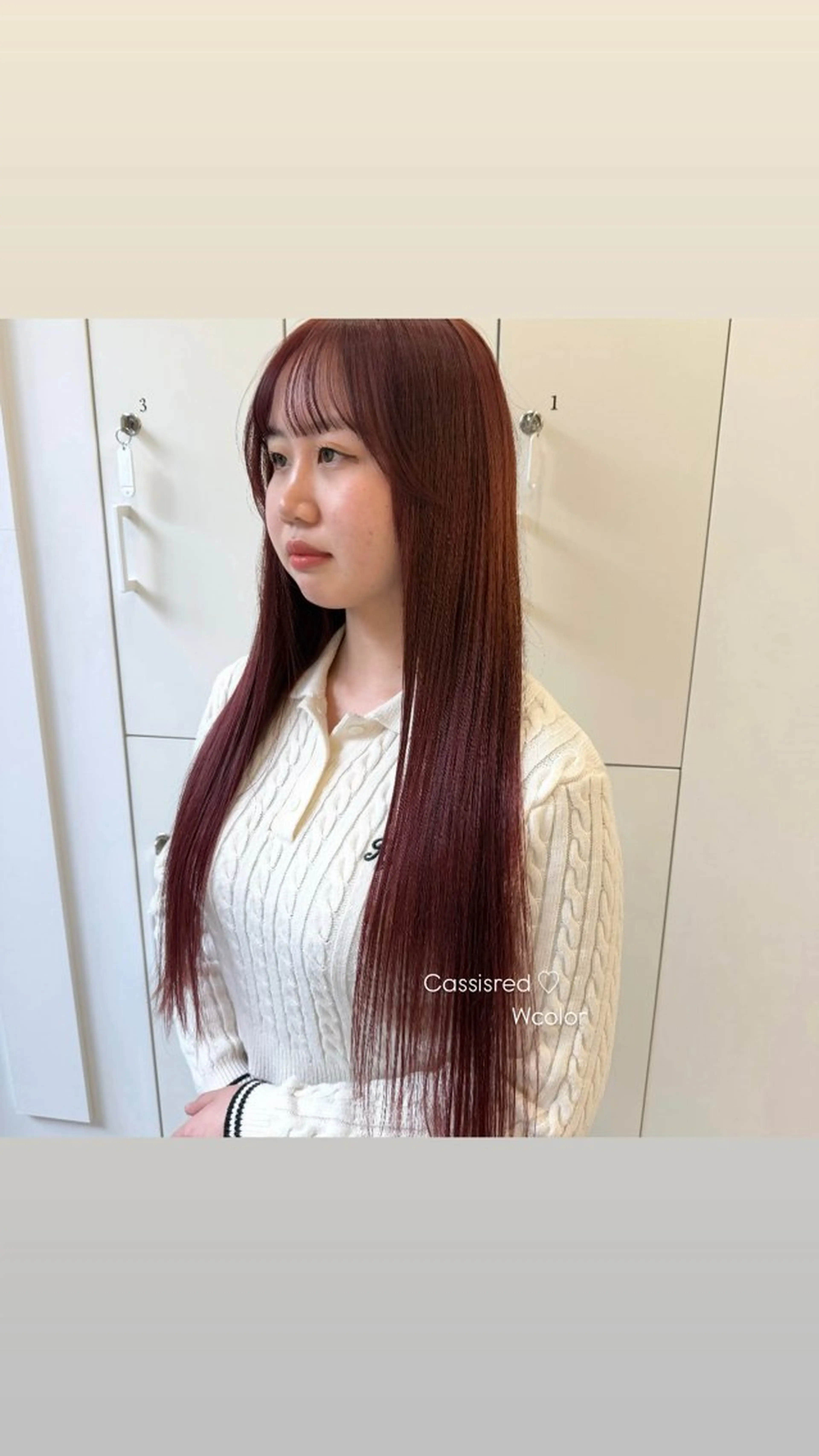 ロング カラー カット ヘアカラー ParveMix 🩶🫧入江 香名のヘアスタイル