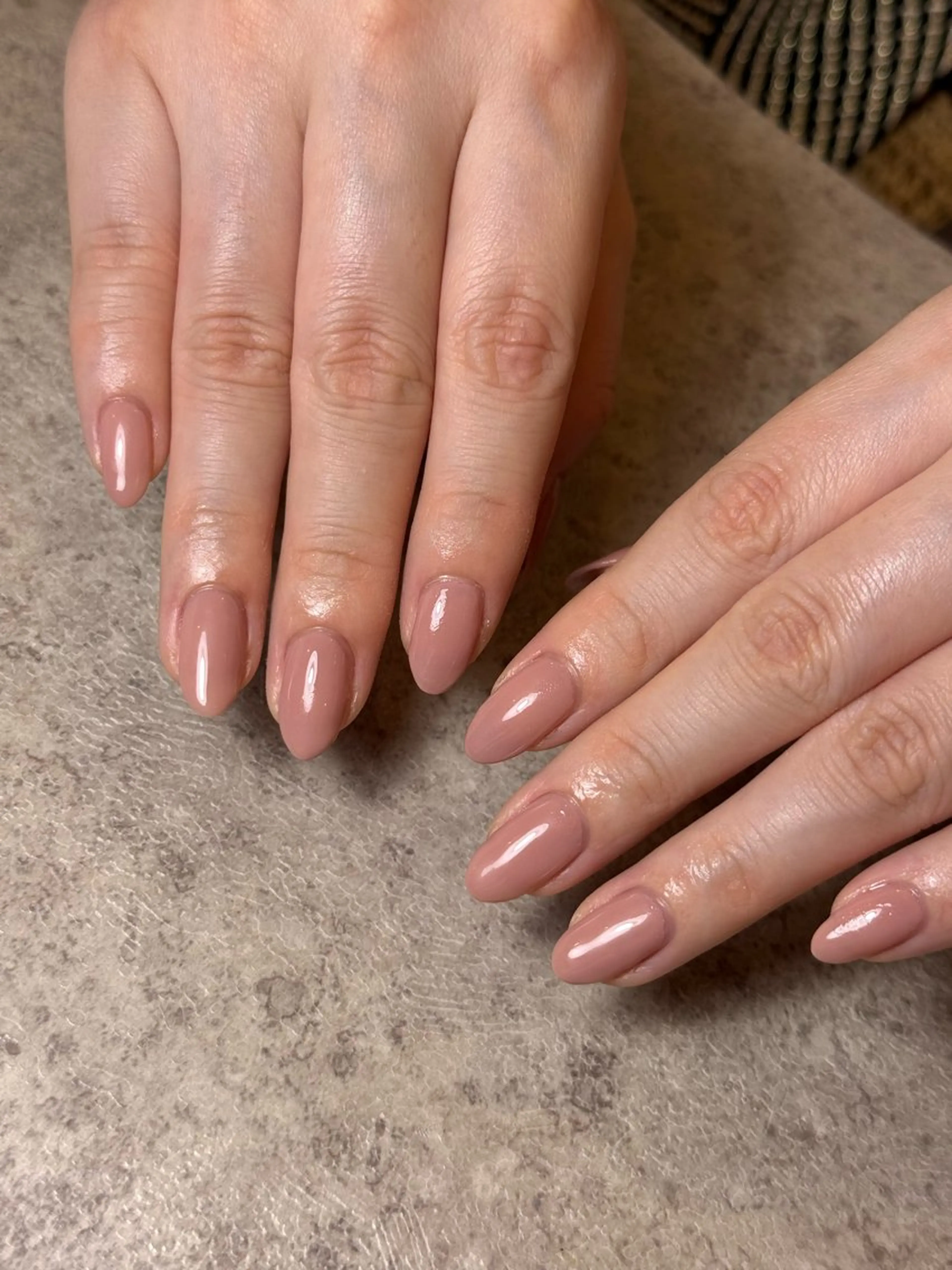 ネイル ピンク ピンクベージュ withB 池尻大橋のネイルデザイン