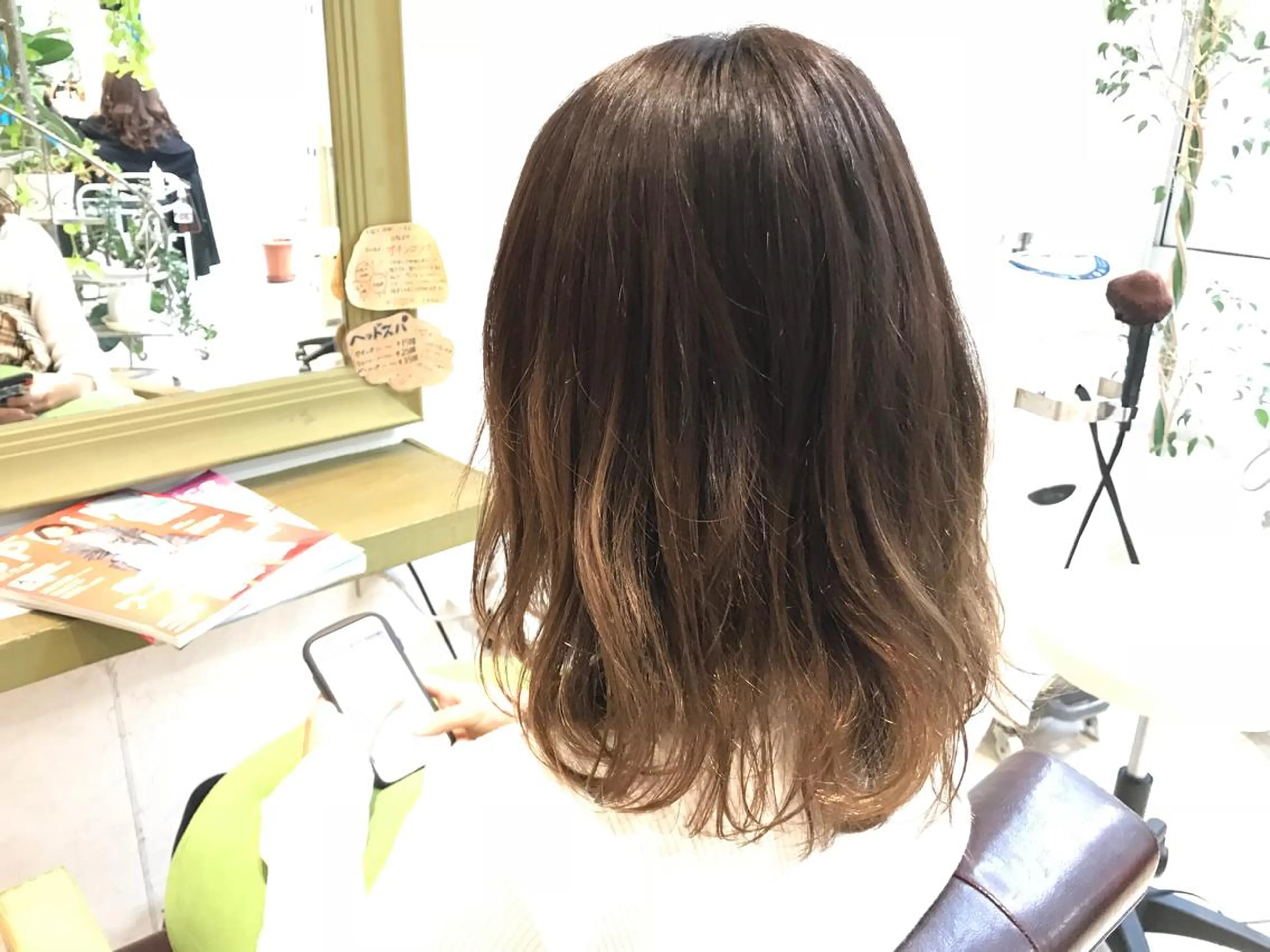 ミディアム カラー グラデーションカラー メンズ指名多数!! SiLO 田島のヘアスタイル