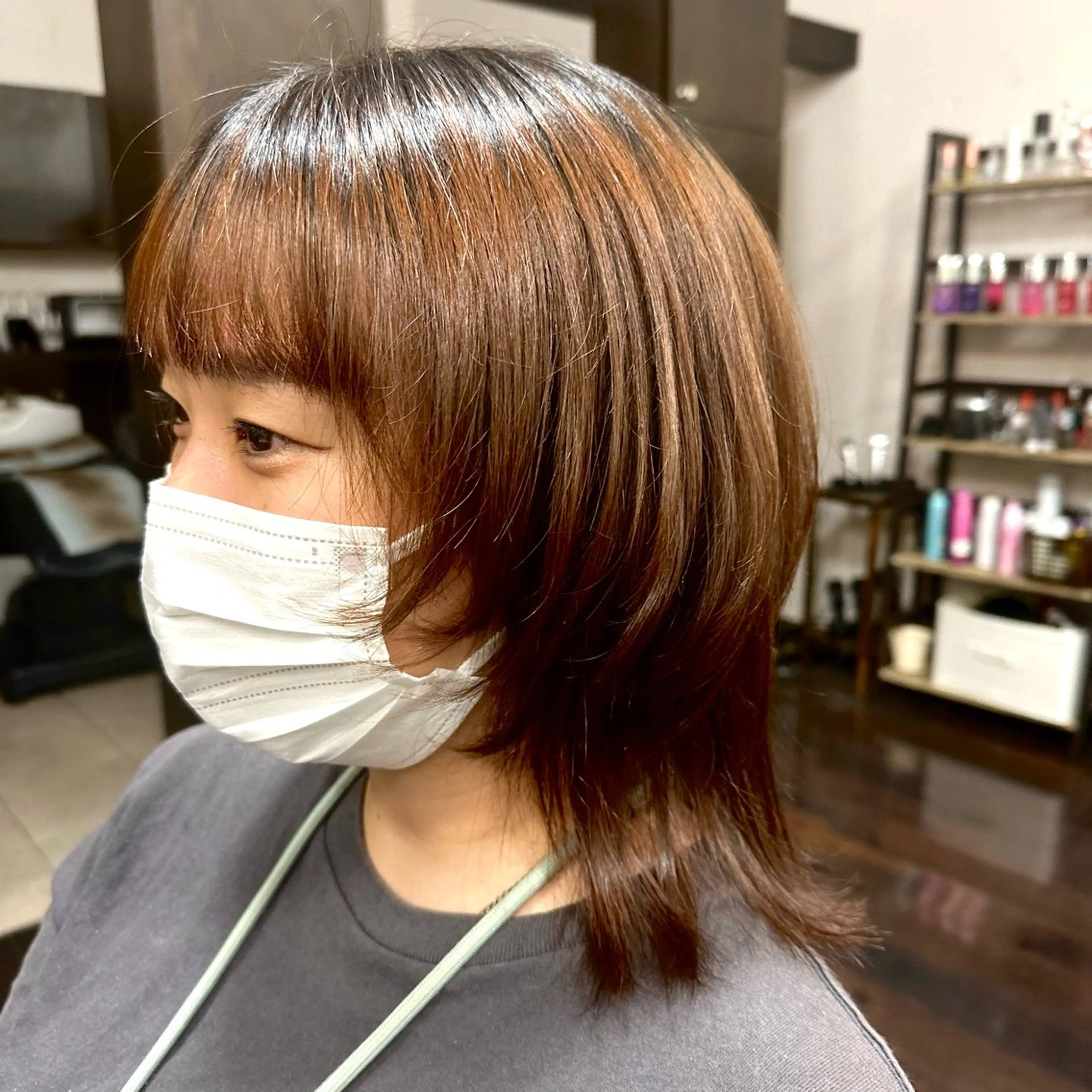 ミディアム 近藤 優羽のヘアスタイル