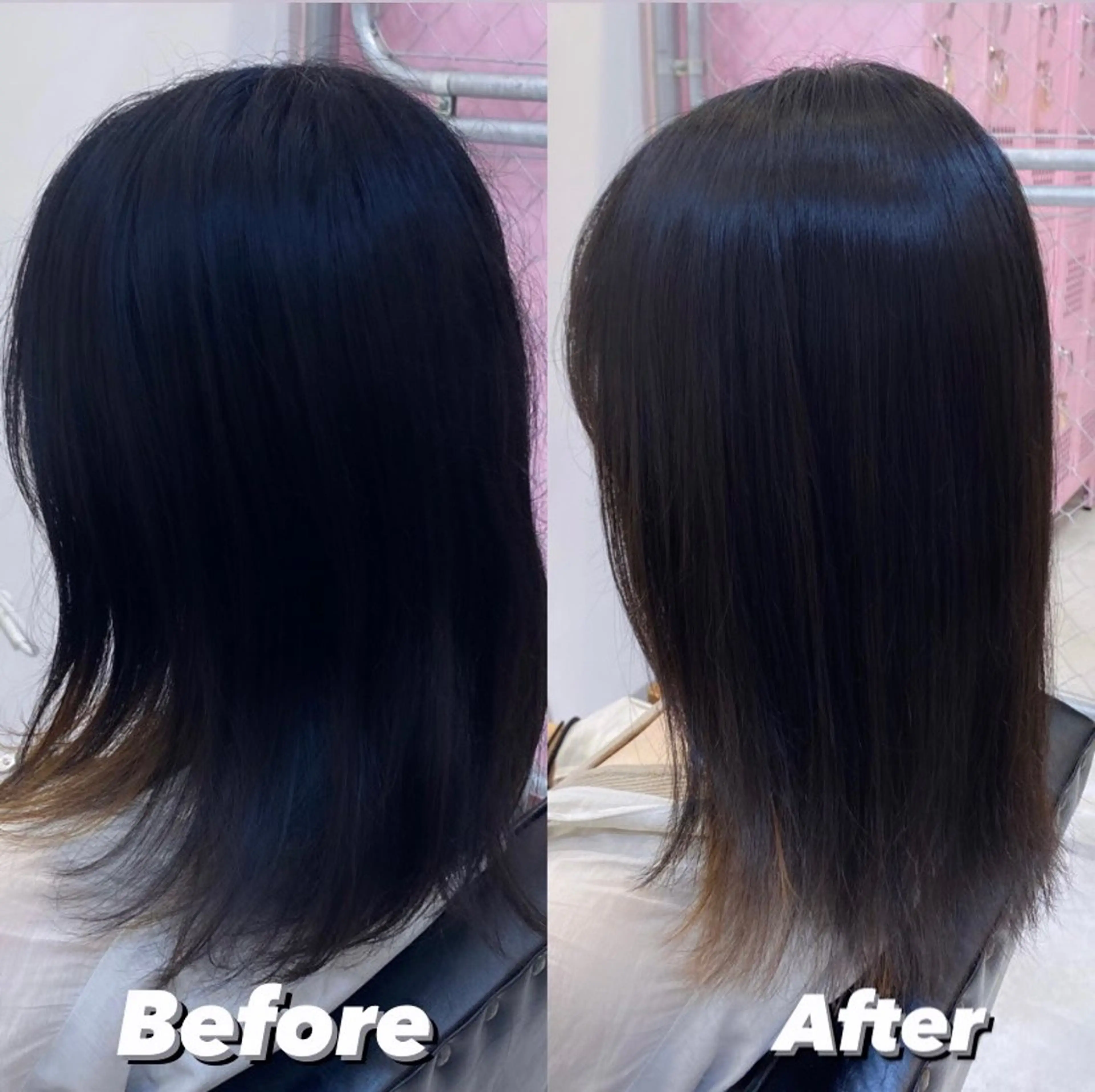 ミディアム パーマ ストレートパーマ 似合わせ大人ショート ◎TheC 西野瑛斗のヘアスタイル